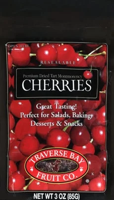 Traverse Bay Fruit Co. Premium Dried Tart Montmorency Cherries (3 oz., 12 ct.)