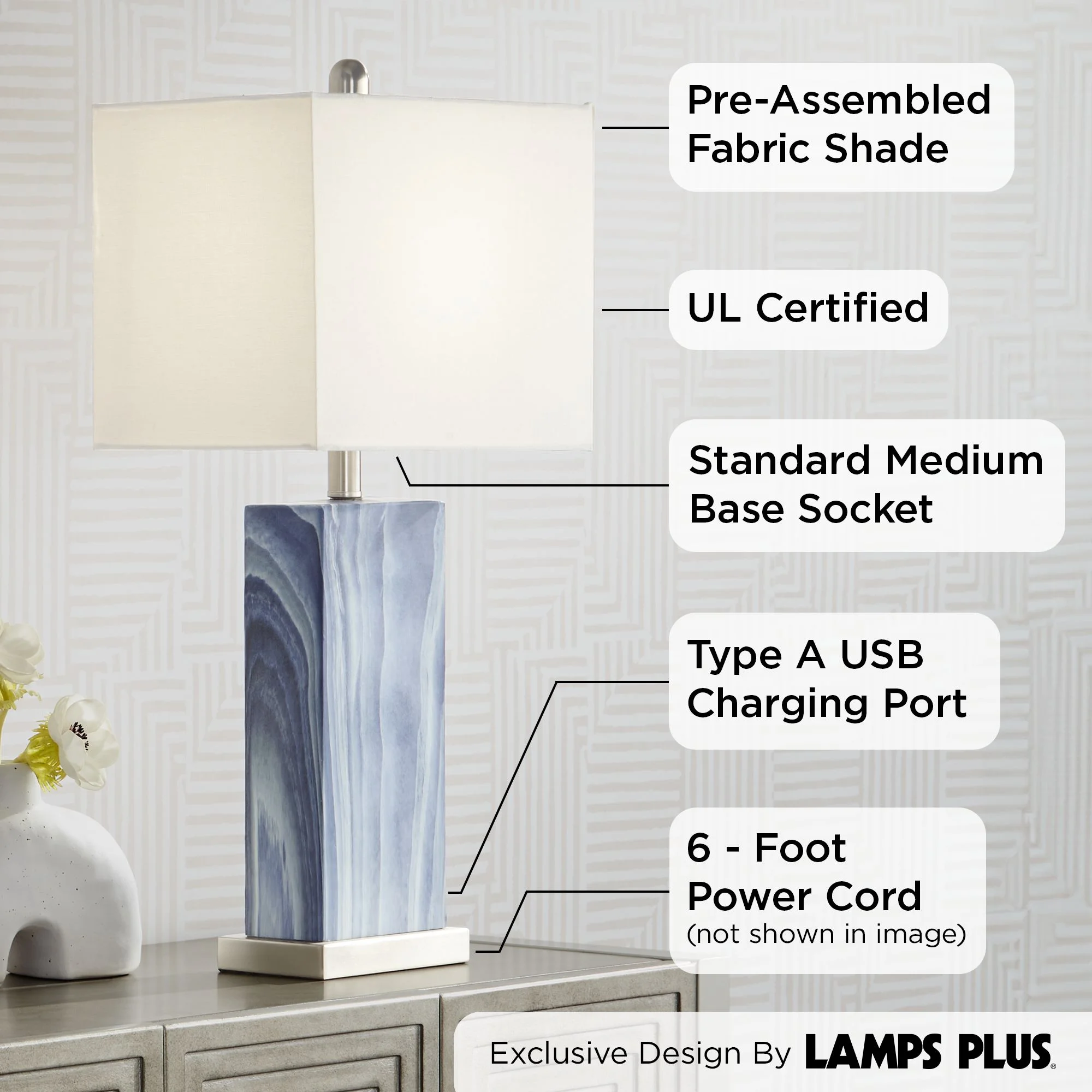 360 Lighting Connie Modern Table Lamps 25