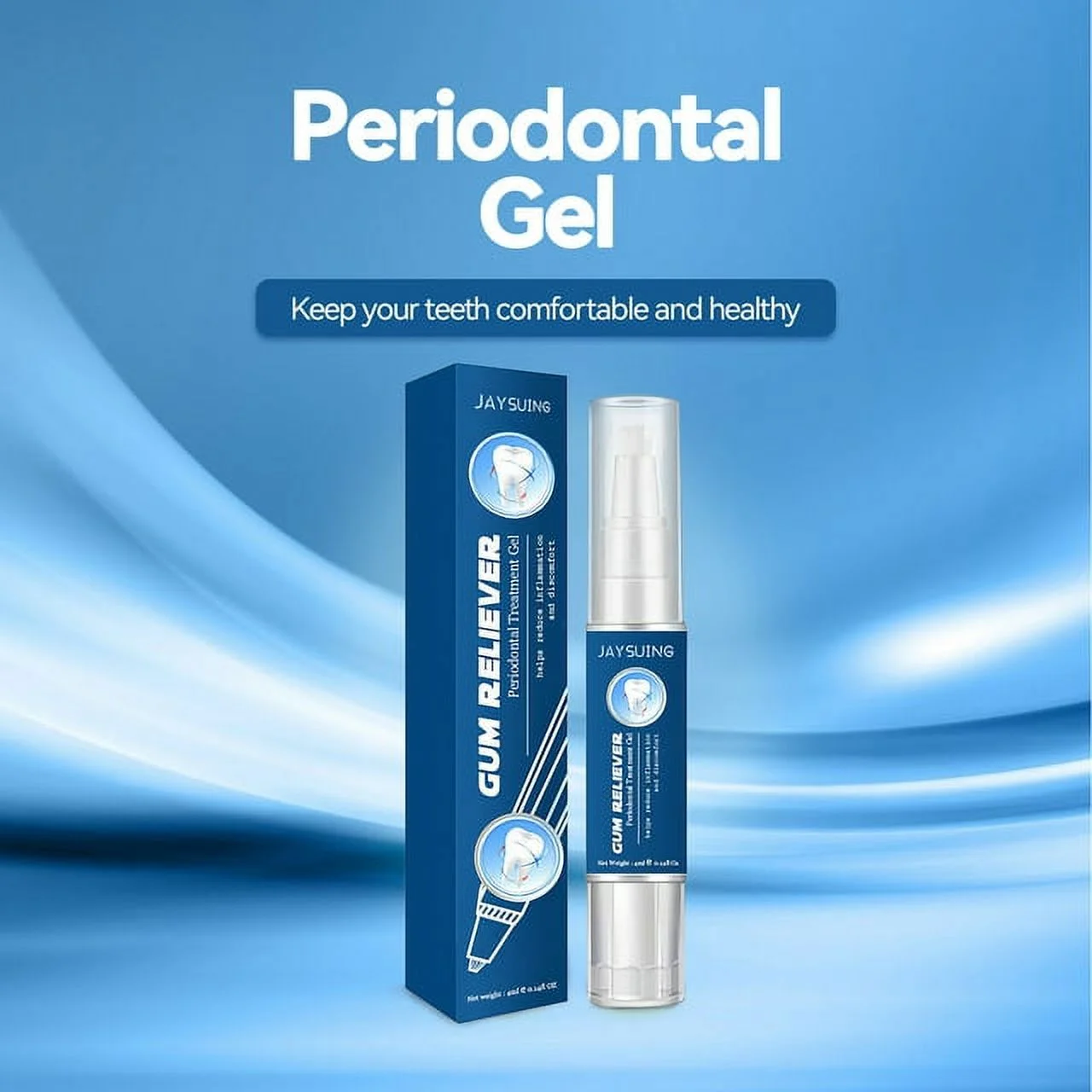 Gum Care Periodontal Gel Gums Therapy Inflammation Receding A