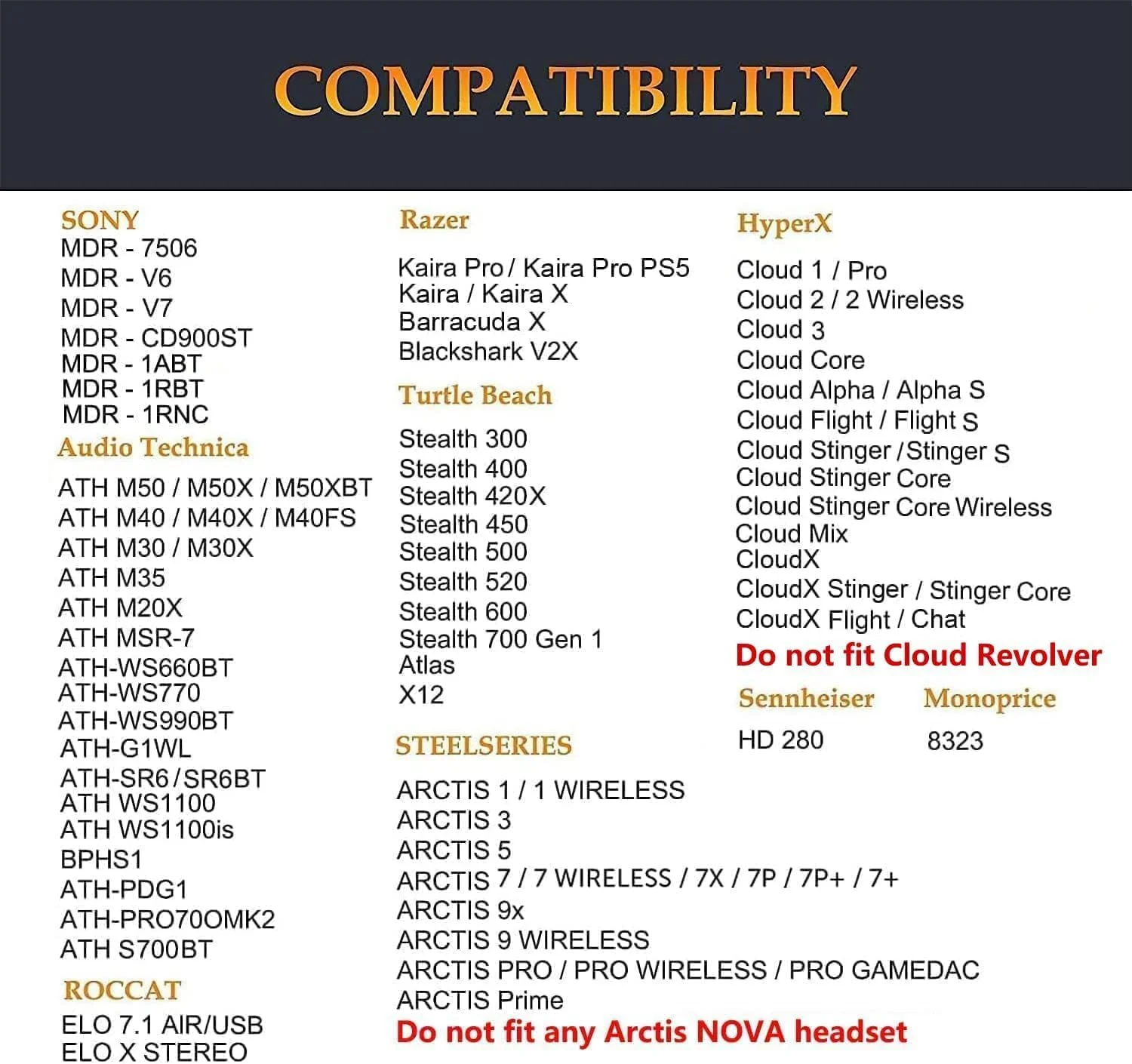 SOULWIT Cooling Gel Replacement Earpad for Audio-Technica ATH M50X/M40X, HyperX Cloud/Alpha, SteelSeries Arctis, Ear