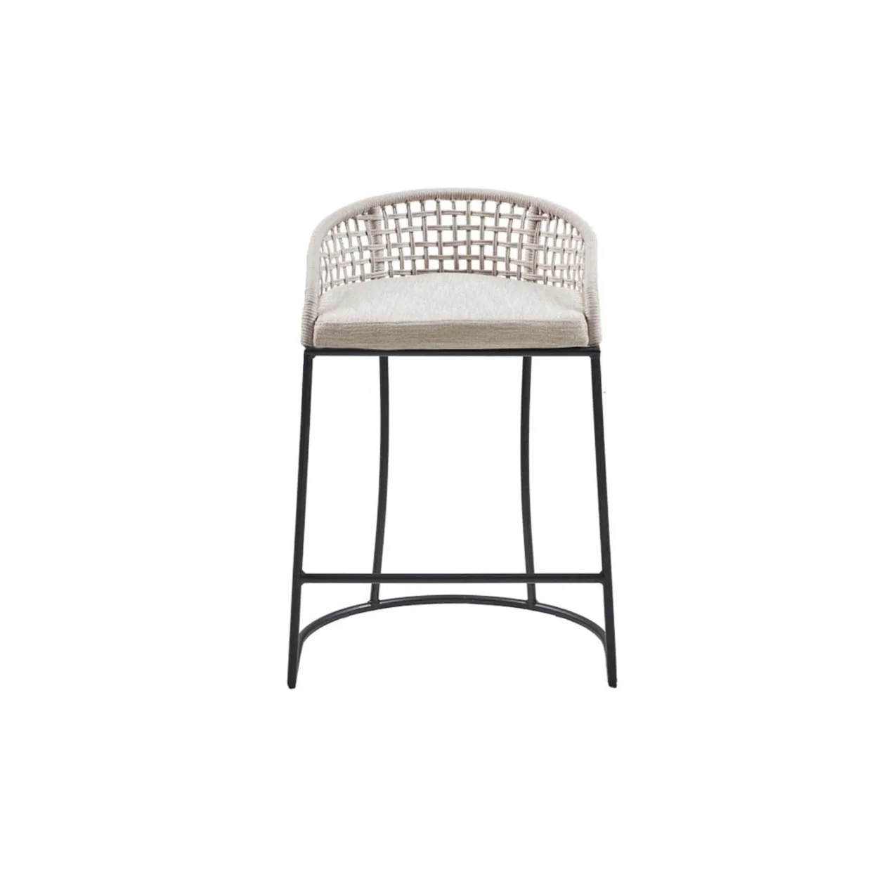 Madison Park Coastal Hermosa Hermosa Counter Stool in Natural Finish MP104-1110