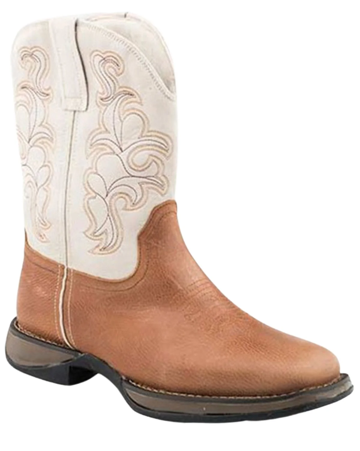 Roper Men's Wilder Western Performance Boot Broad Square Toe Tan 11.5 D(M) US
