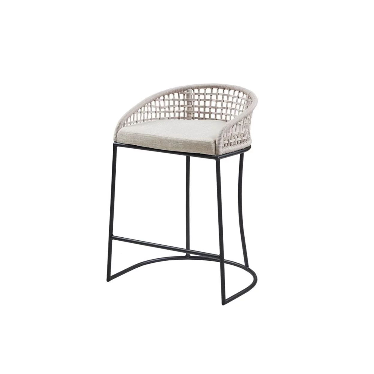 Madison Park Coastal Hermosa Hermosa Counter Stool in Natural Finish MP104-1110