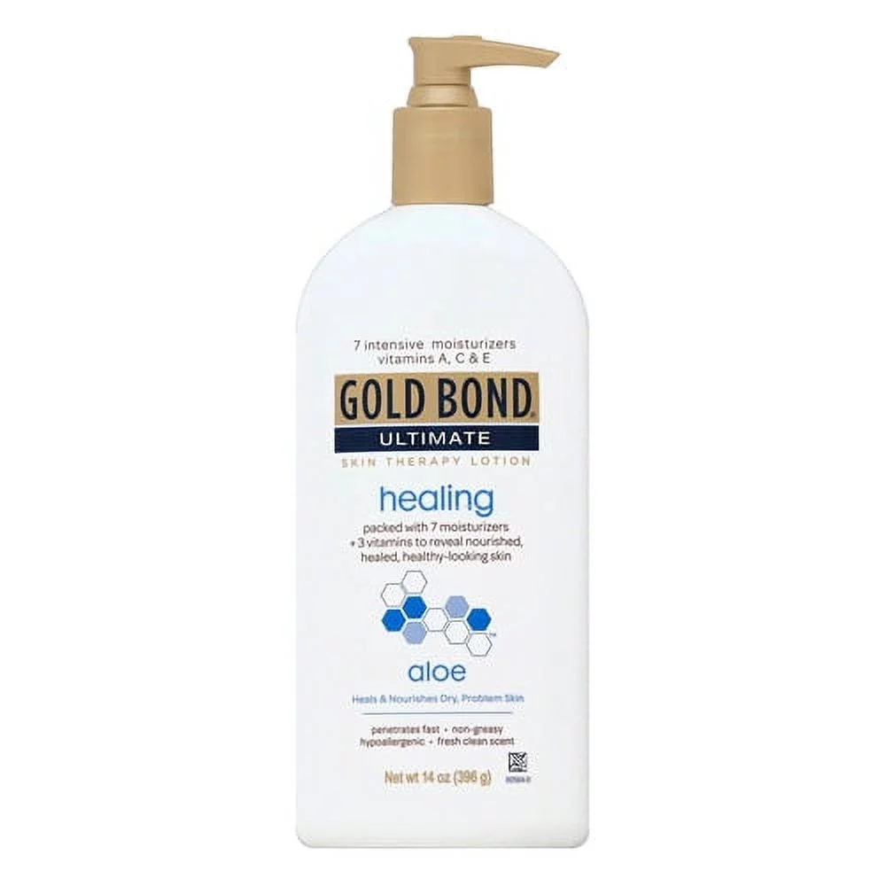 Gold Bond Ultimate Healing Skin Therapy Lotion, Fresh Clean Scent - 14 Oz, 3 Pack