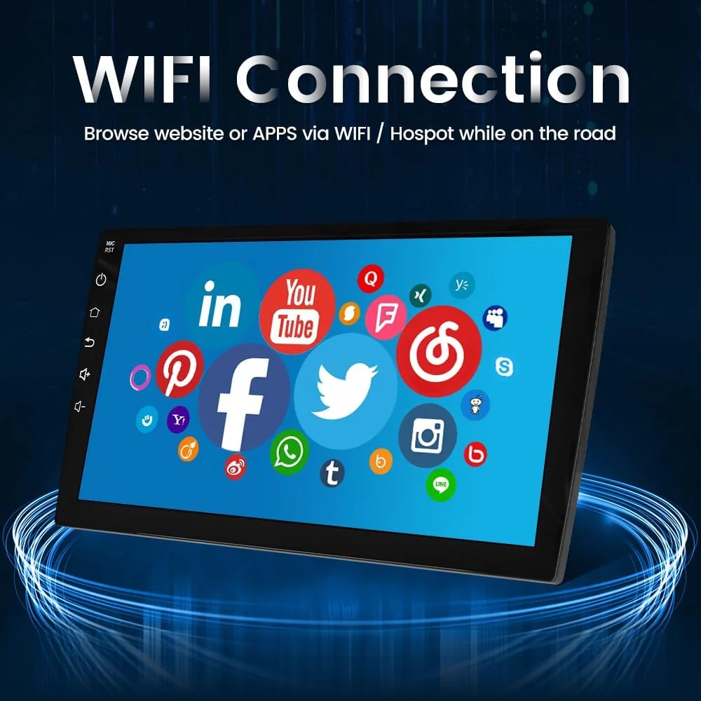 Car Radio for Hyundai Sonata 2011-2015, 9 Inch Touch Screen Car Stereo with GPS/FM/WiFi/USB,SWC,Wireless Carplay Android Auto 2GB+32GB