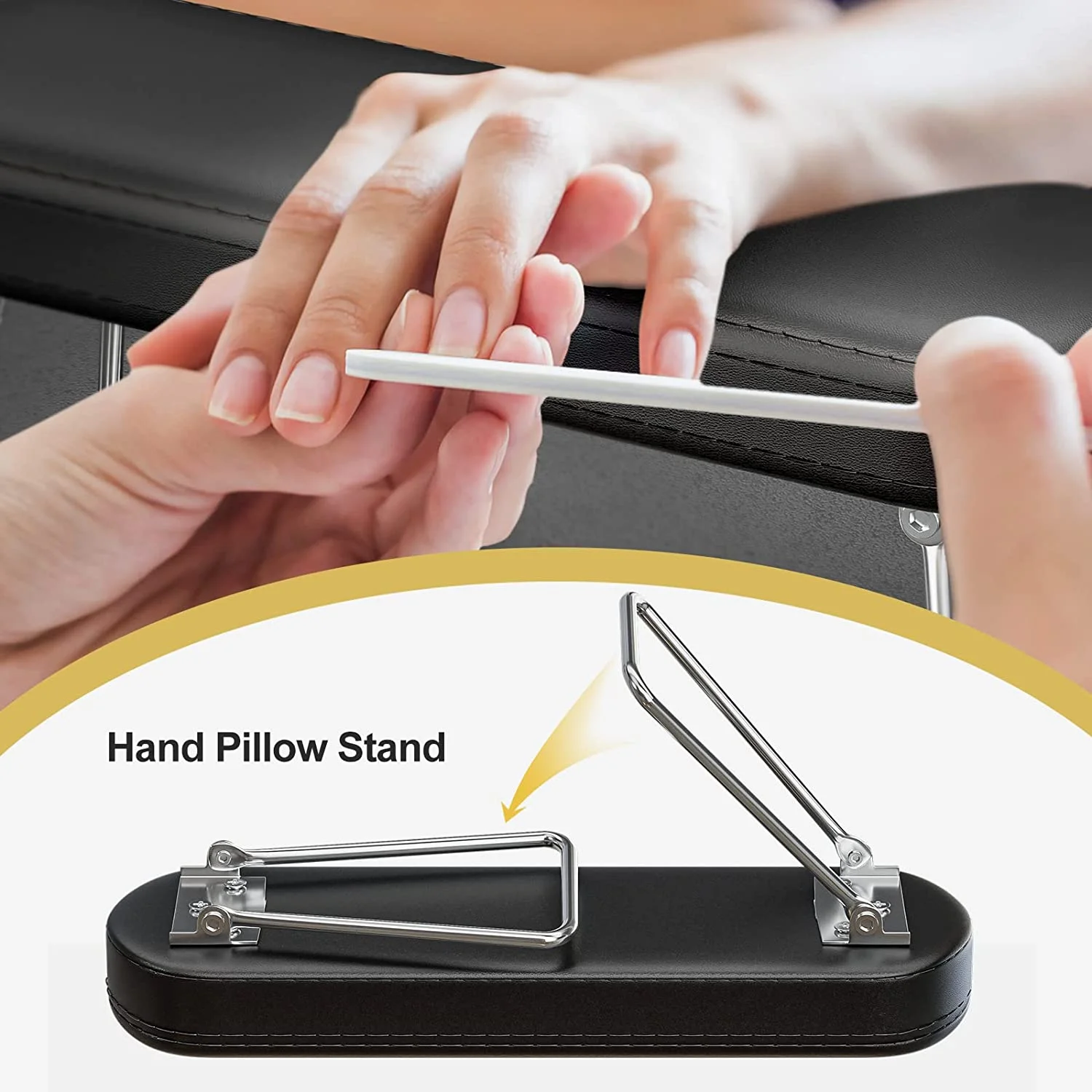 YiSHOP Manicure Table, Nail Beauty Manicure Desk Nail Table Station for Nail Tech w/Electric Downdraft Vent, Foldable Nail Arm Rest, Lockable Wheels, Storage 3-Tier Shelves & Drawers (Black)