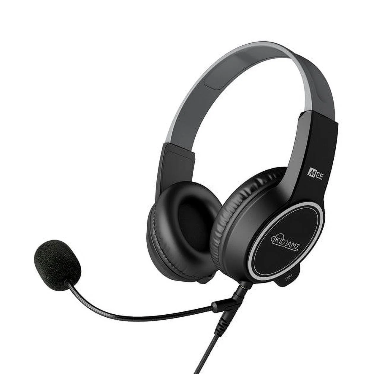 MEE Audio MEE-HP-KJ35M-BK USB Wired Over-Ear Headphones, Black