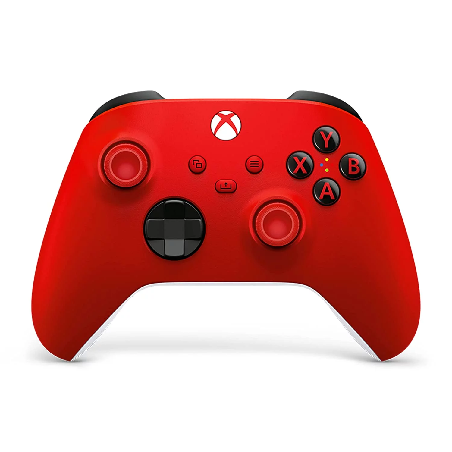 Microsoft Xbox Wireless Pulse Red Controller for Xbox Console + Wired Earbuds With Cleaning Kit BOLT AXTION Bundle Used