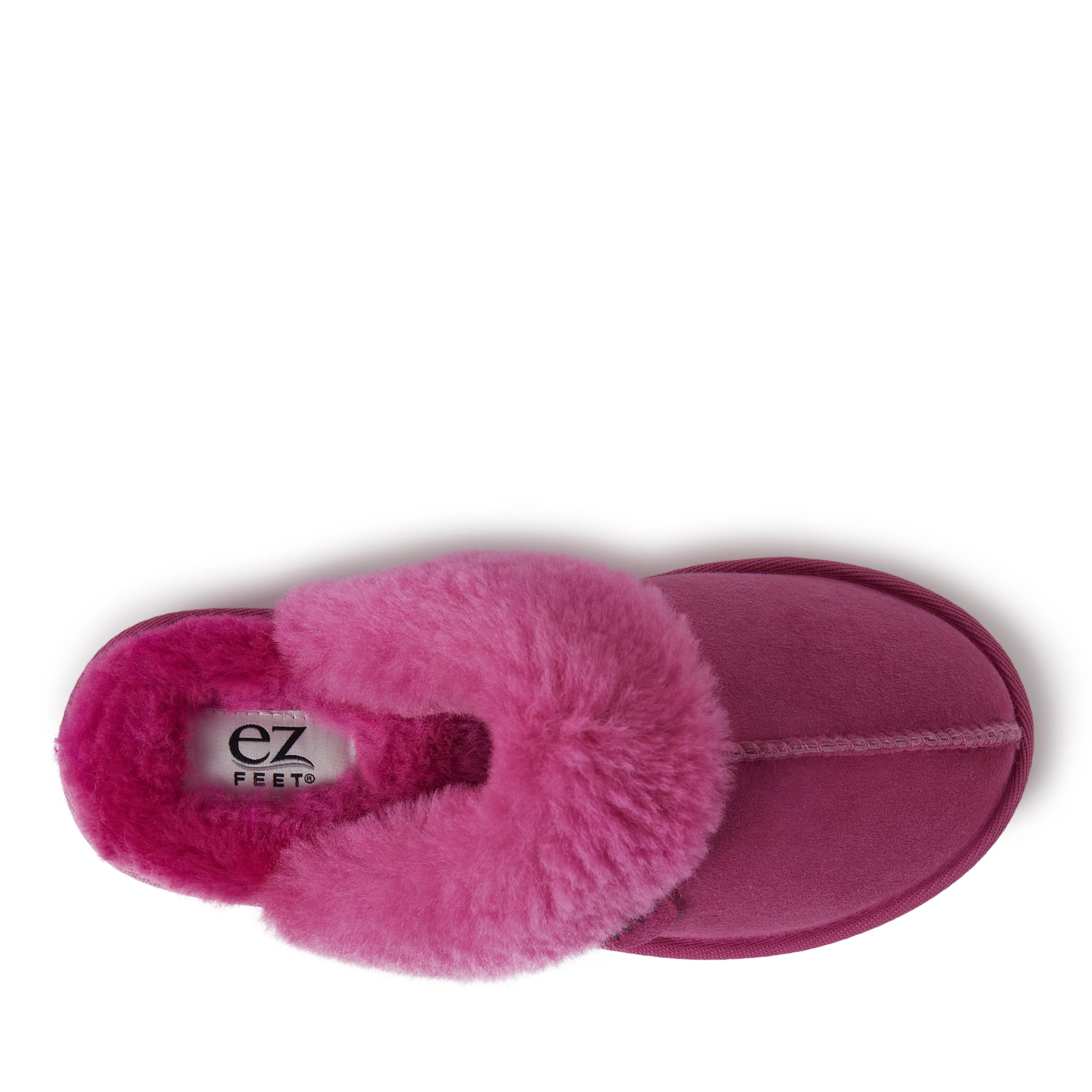 EZ Feet Women’s Genuine Shearling Scuff Slipper