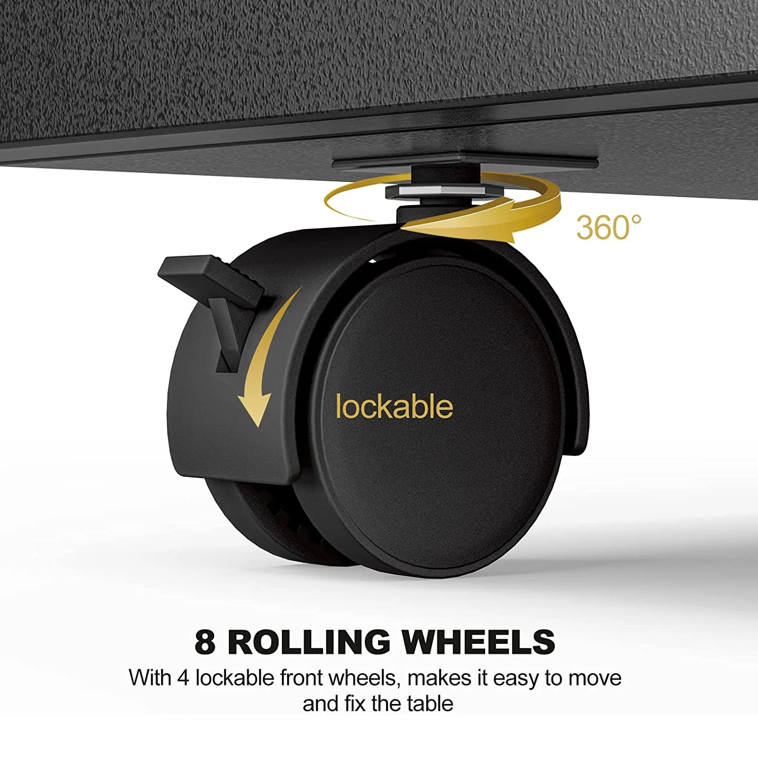 YiSHOP Manicure Table, Nail Beauty Manicure Desk Nail Table Station for Nail Tech w/Electric Downdraft Vent, Foldable Nail Arm Rest, Lockable Wheels, Storage 3-Tier Shelves & Drawers (Black)