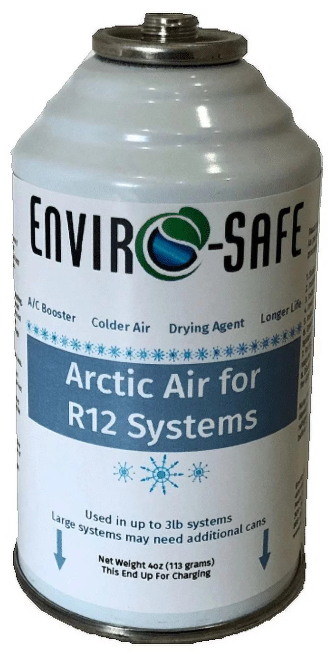 Envirosafe Arctic Air for R12, R-12a, R12a Systems, Case of 12 Cans