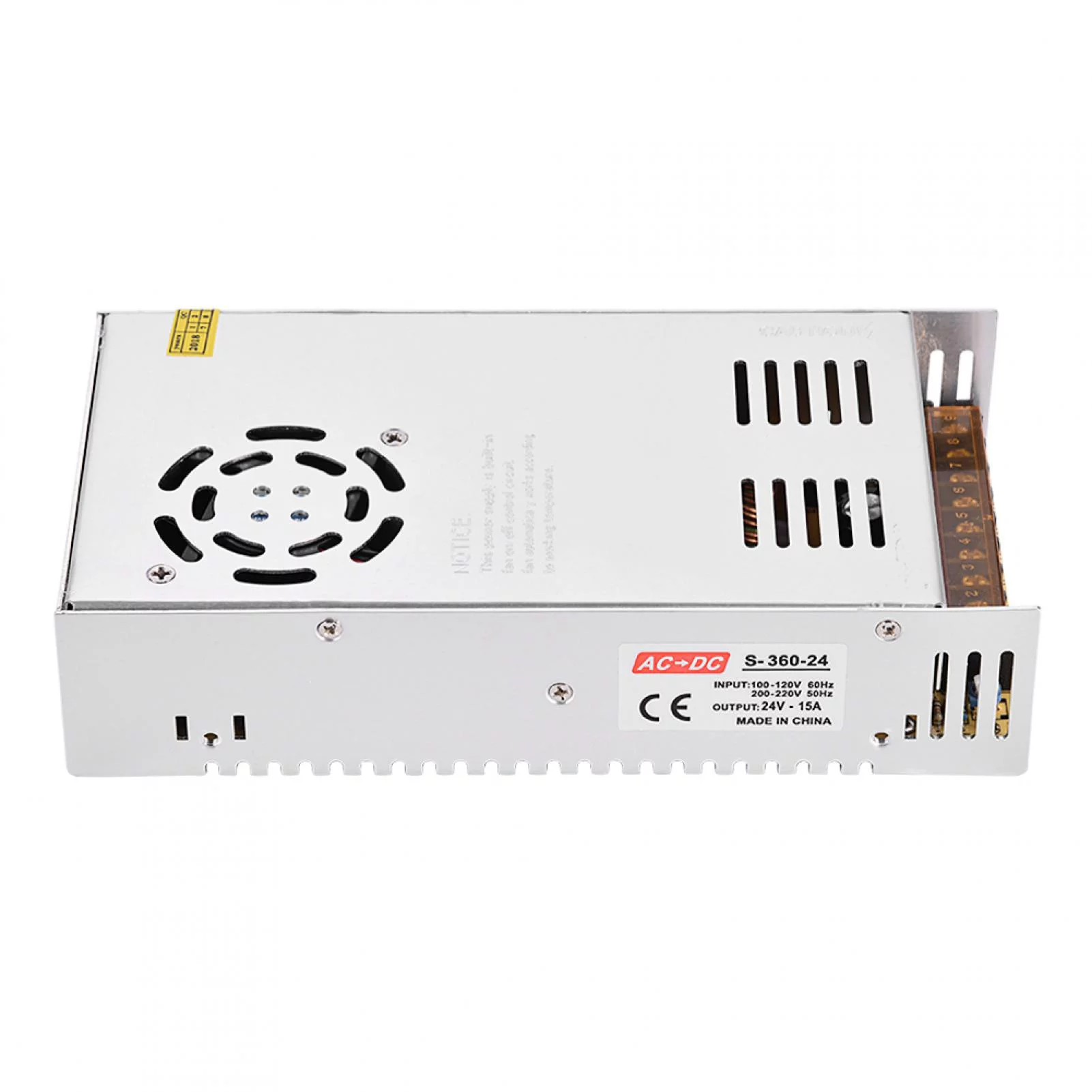 Jadeshay LED Switch Power Supply Driver 24V 15A 360W Regulated Switch Power Supply Adapter Transformer for 3D Printer