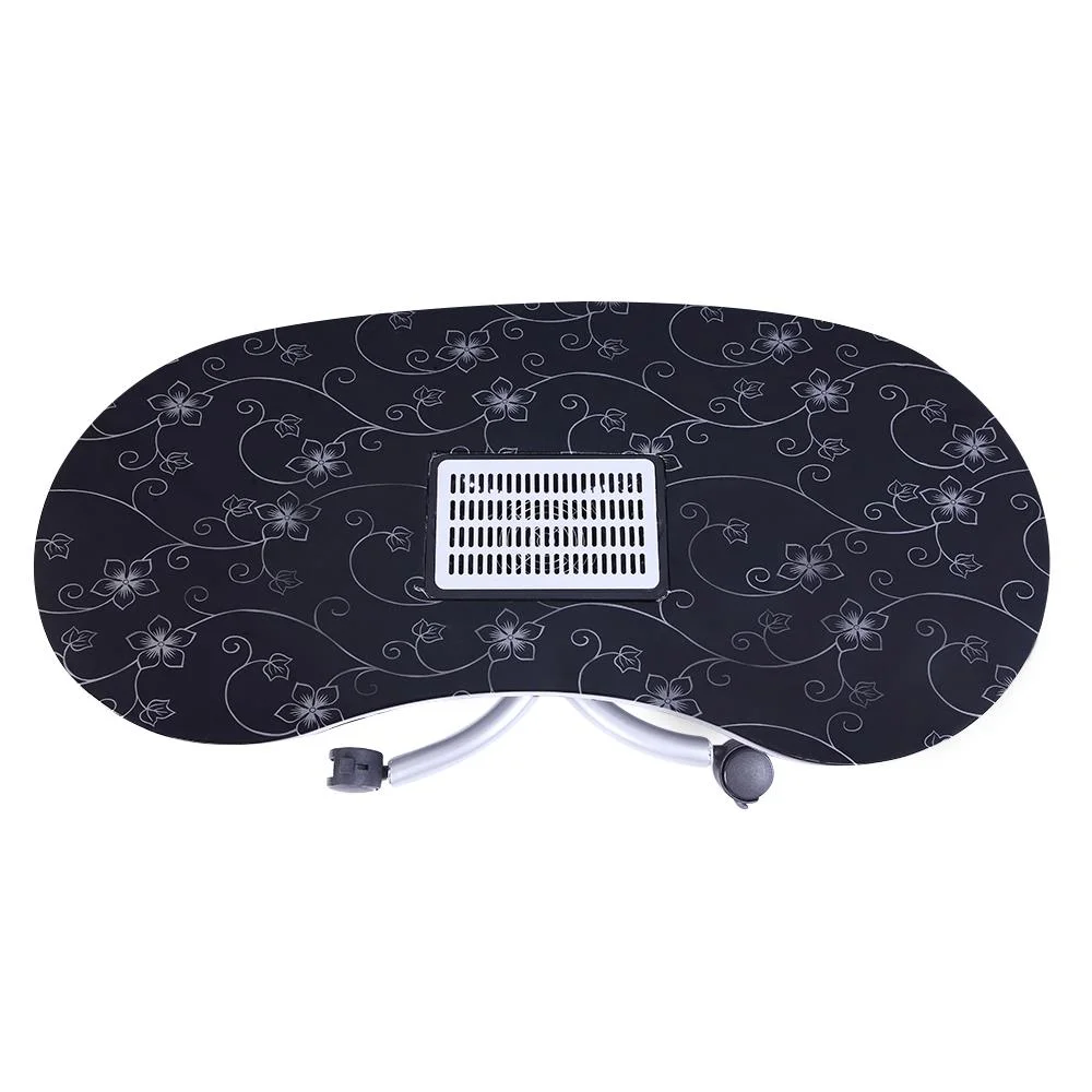 Ktaxon Portable Nail Manicure Table Desk W/ Cushion Carry Bag Black Foldable