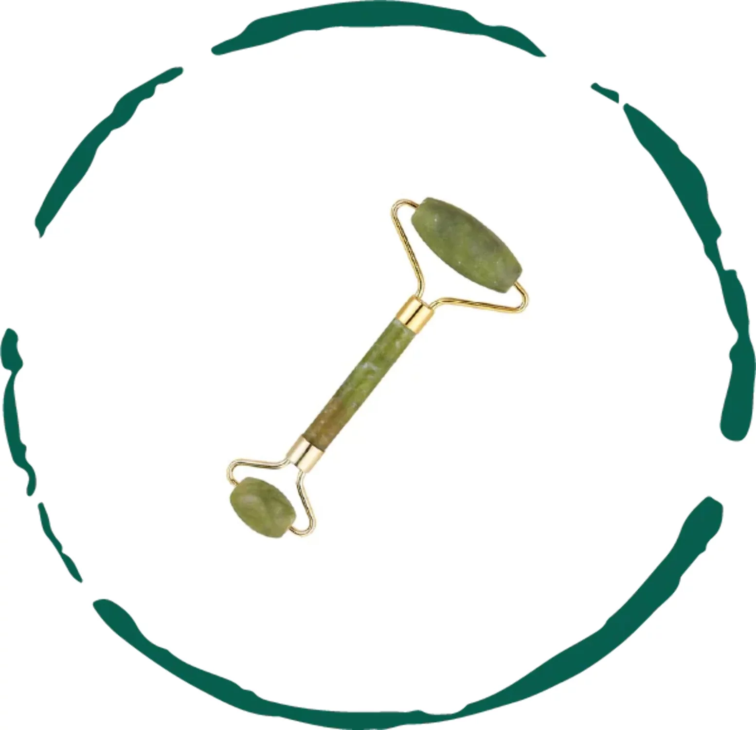 Jade Facial Roller. Skin Care Beauty tool. Facial and Neck Massager. For Women, Men, Everyone.