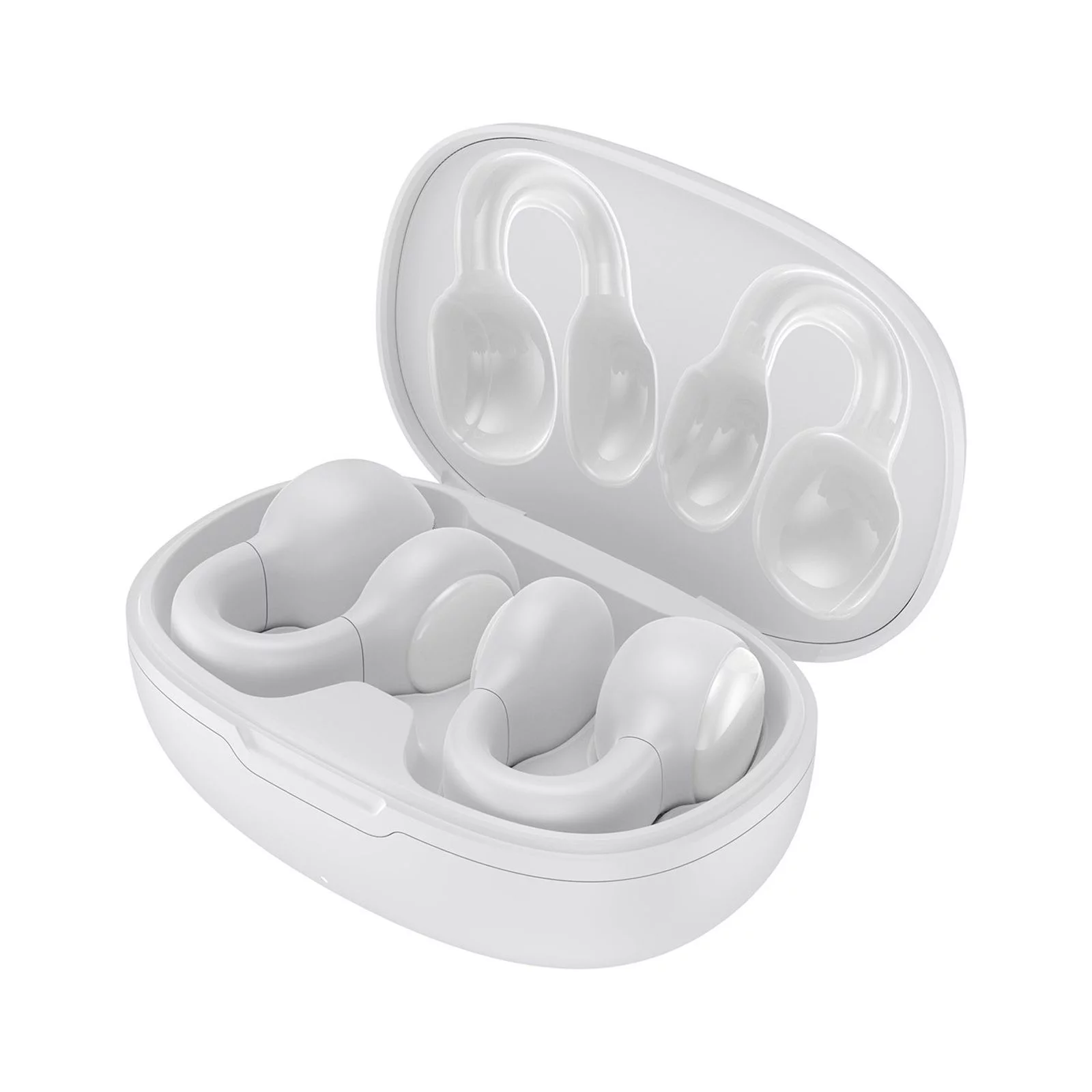 YHAIOGS Driving Headset Bluetooth 5.3 Headphones Dual Microphone Wireless Earbuds Long Battery Life LED Display Deep Bass Noise Cancelling Headphones Compatible with All Bluetooth Devices