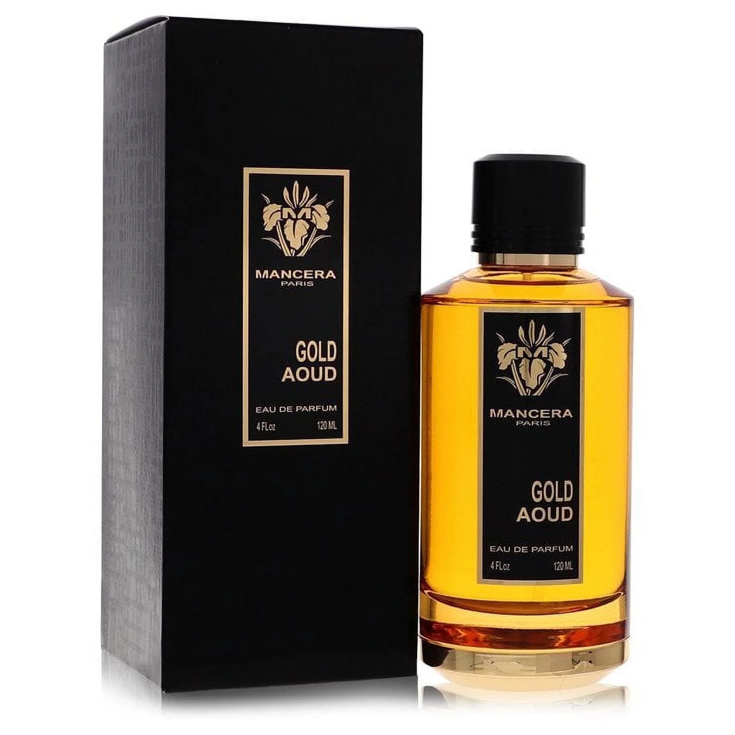 Mancera Gold Aoud by Mancera Eau De Parfum Spray (Unisex) 4 oz Pack of 2