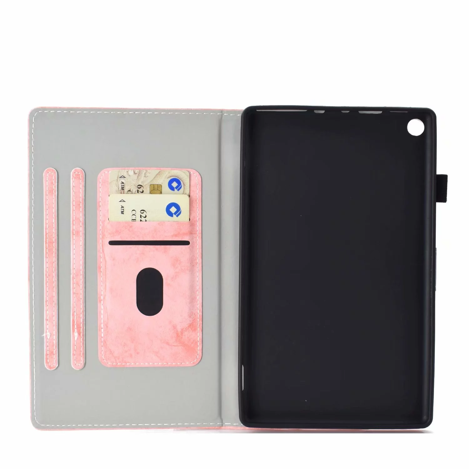 Dteck Amazon Kindle Paperwhite 1 2 3 Case , PU Leather Wallet Protective Case Pattern Stand Shockproof Cover