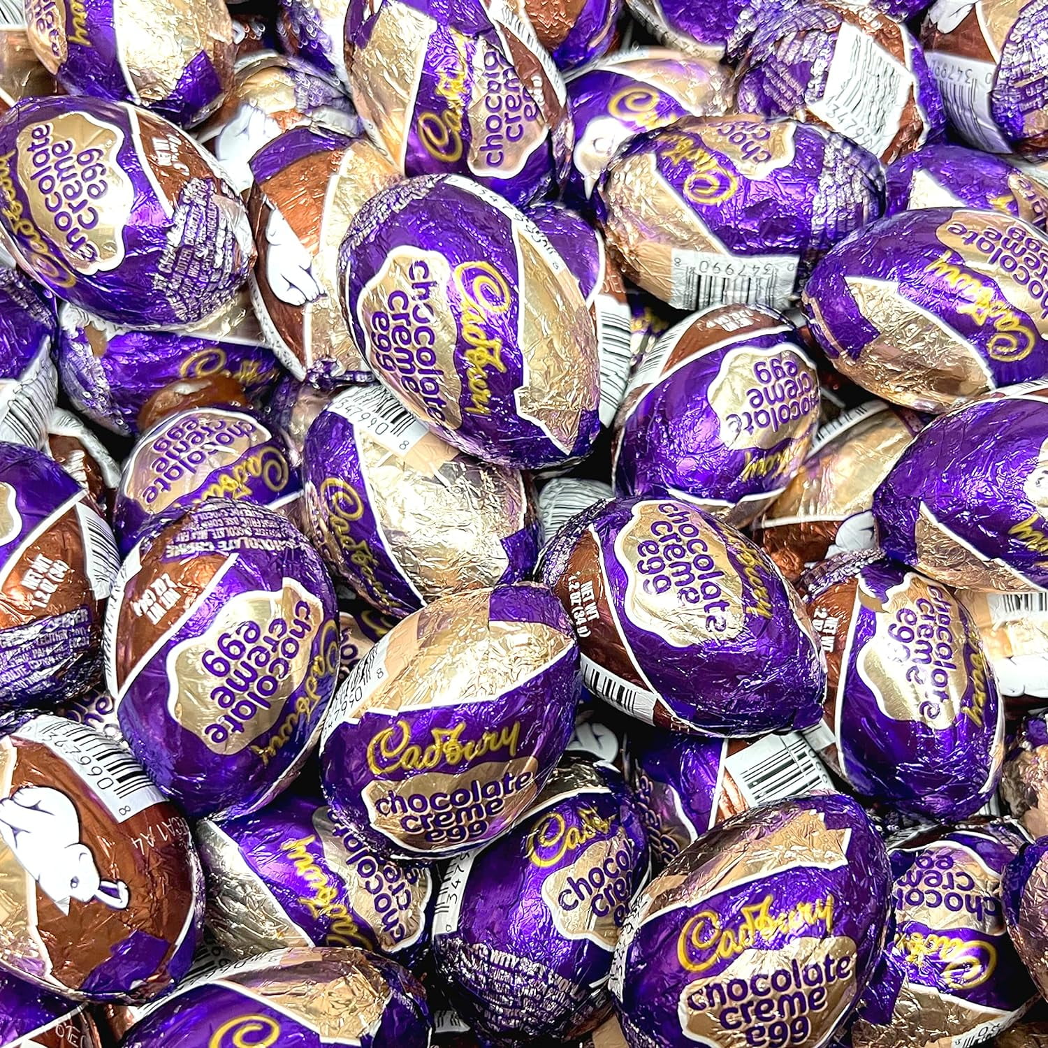 CADBURY CHOLATE CREME EGGS, Milk Cholate Filled Creamy Cholate Candy, 1.2 Ounce Egg (42 unt Pack)
