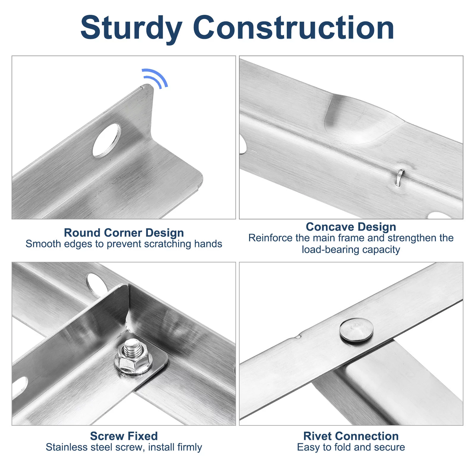 Uxcell Mini Split Wall Mounting Bracket for 9k to 24k BTU Air Conditioner Heat Pump Up to 400Lbs