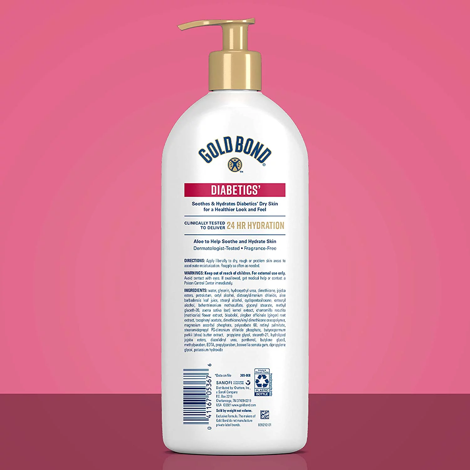Gold Bond Ultimate Hydrating Lotion Diabetics' Dry Skin Relief, Moisturizes & Soothes, 18 oz.