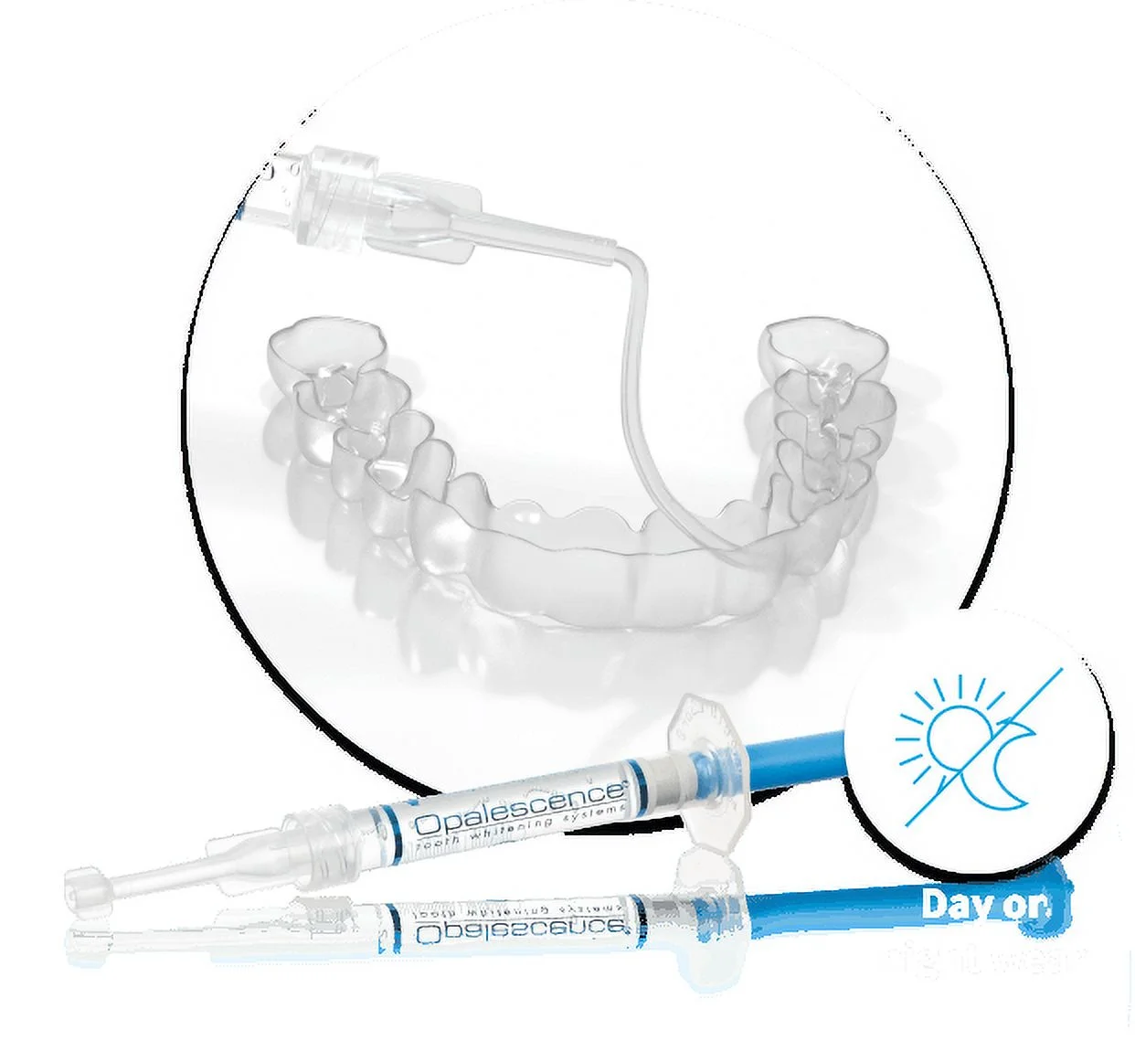 Opalescence PF 35% Maximum Strength Tooth Whitening Gel Kit - 8 Syringes with Custom Trays and Whitening Toothpaste