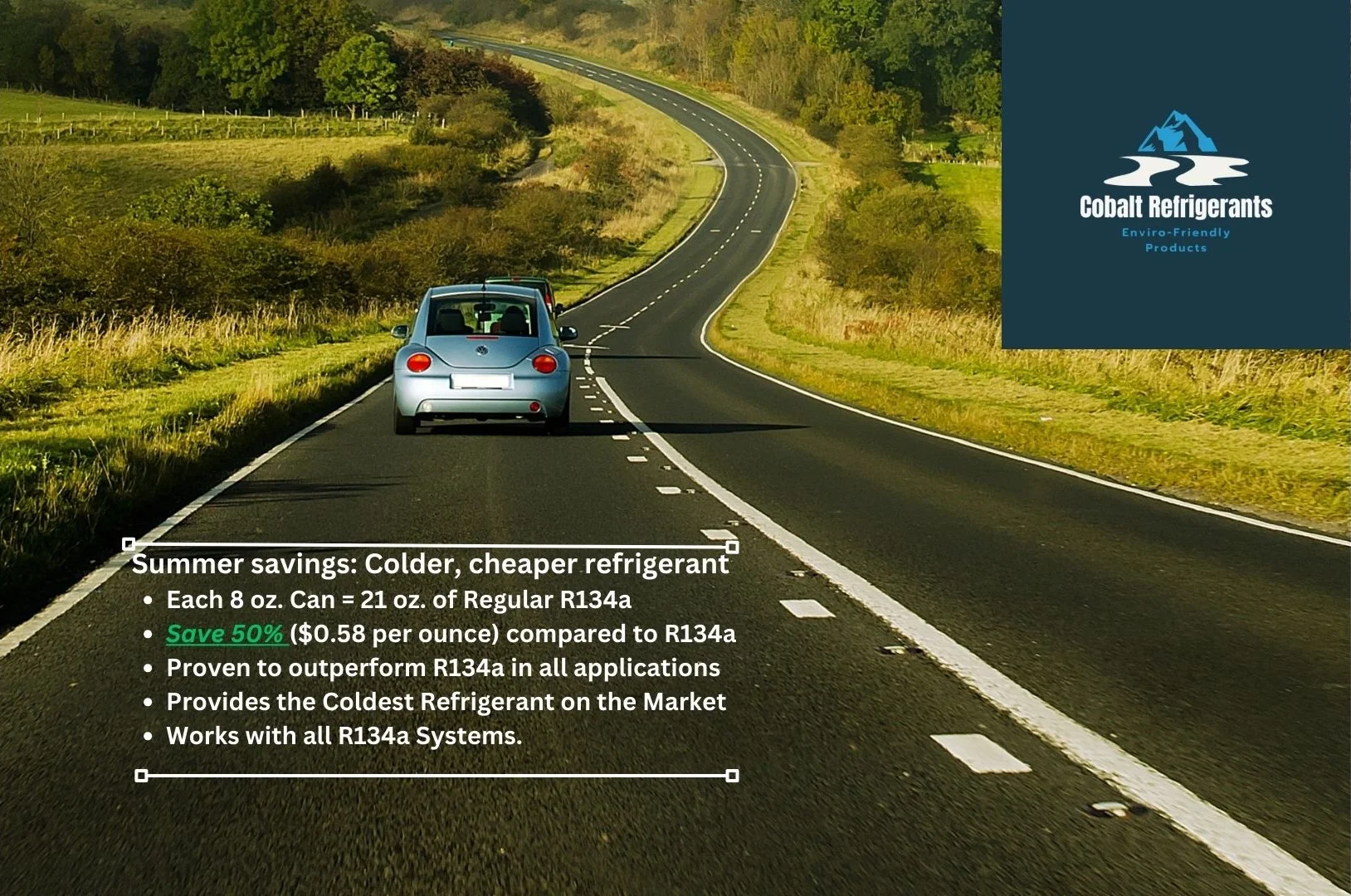 R134a Refrigerant Replacement - #1 Coldest Refrigerant for Auto - 6 Pack