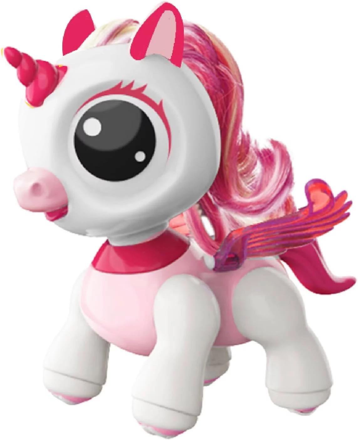 SGILE Remote Control Robot Toy with Interactive Hand Motion Gestures, STEM Toy Program Treats, Walking and Dancing Unicorn Robot Kids Toy Pink