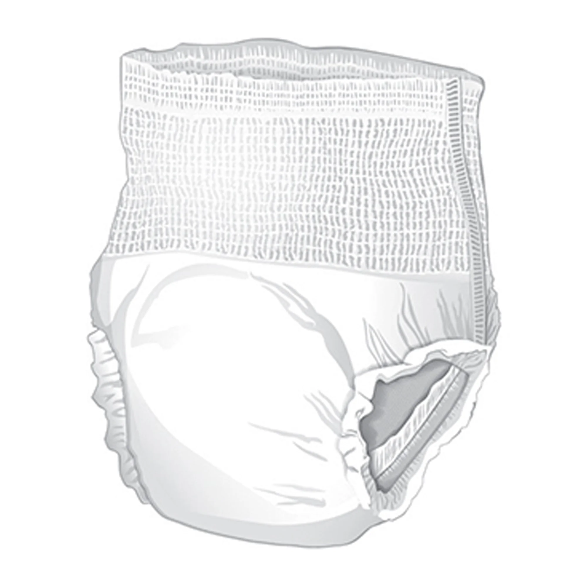 McKesson Ultimate Incontinence Underwear, Maximum Absorbency - Size Large, 72 Ct