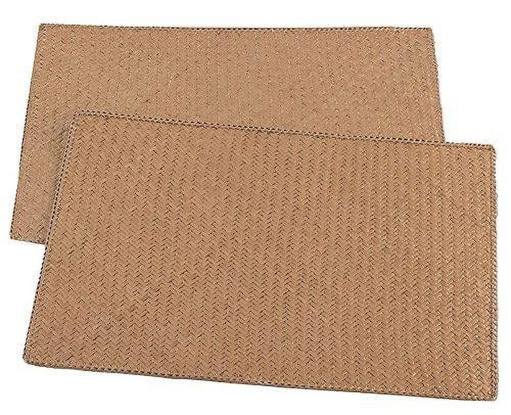 Fennco Styles Hand Woven Water Hyacinth Pandanus Placemat 13
