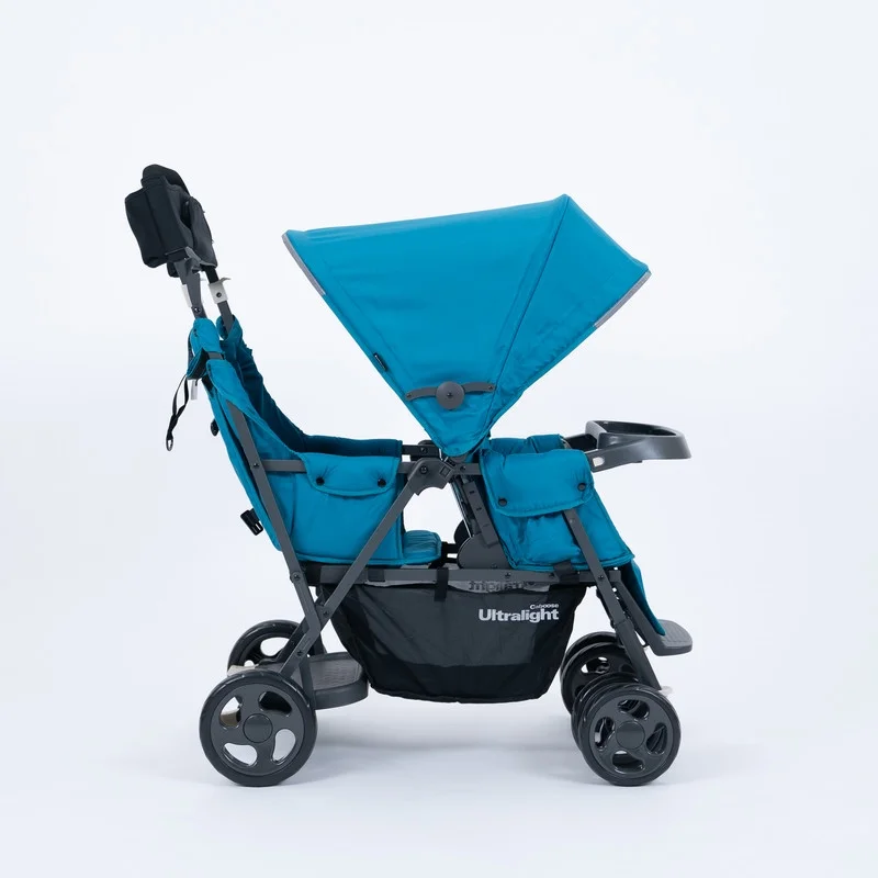 joovy Caboose Too Ultralight Sit and Stand Stroller, Turquoise