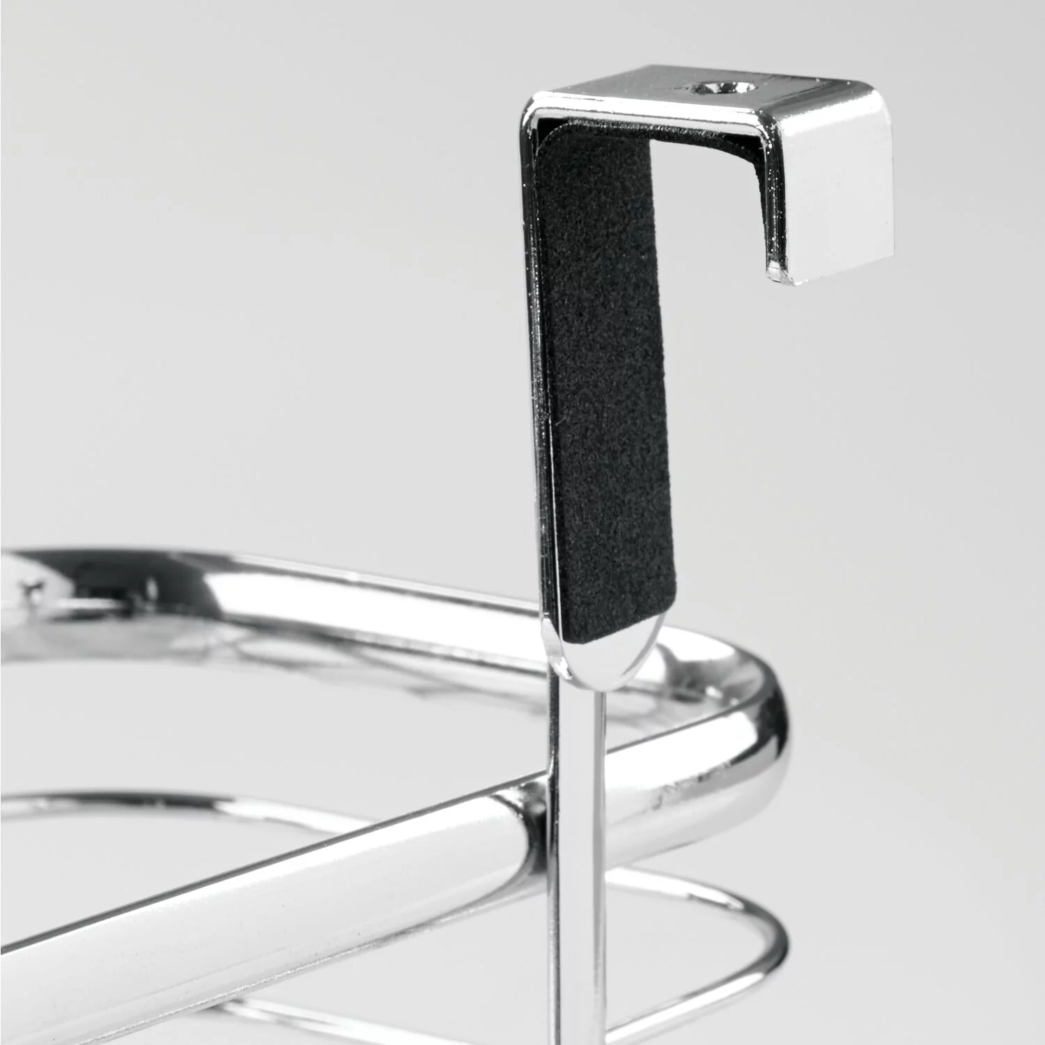 iDesign Axis Medium Kitchen Storage Organizer Over-the-Cabinet Basket, 5 x 11 x 9.75 inches, Chrome