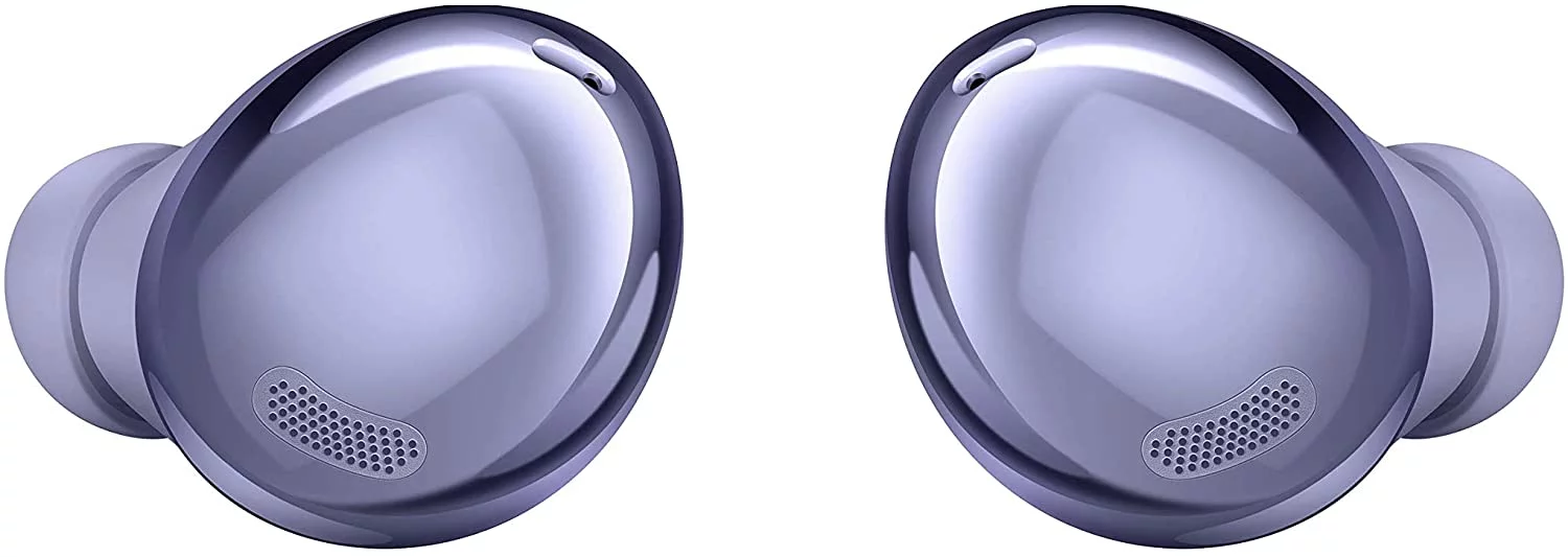 UrbanX Street Buds Pro Bluetooth Earbuds For ZTE Axon 11 5G True Wireless, Noise Cancelling, Charging Case, Quality Sound, Sweat Resistant, Purple (US Version)