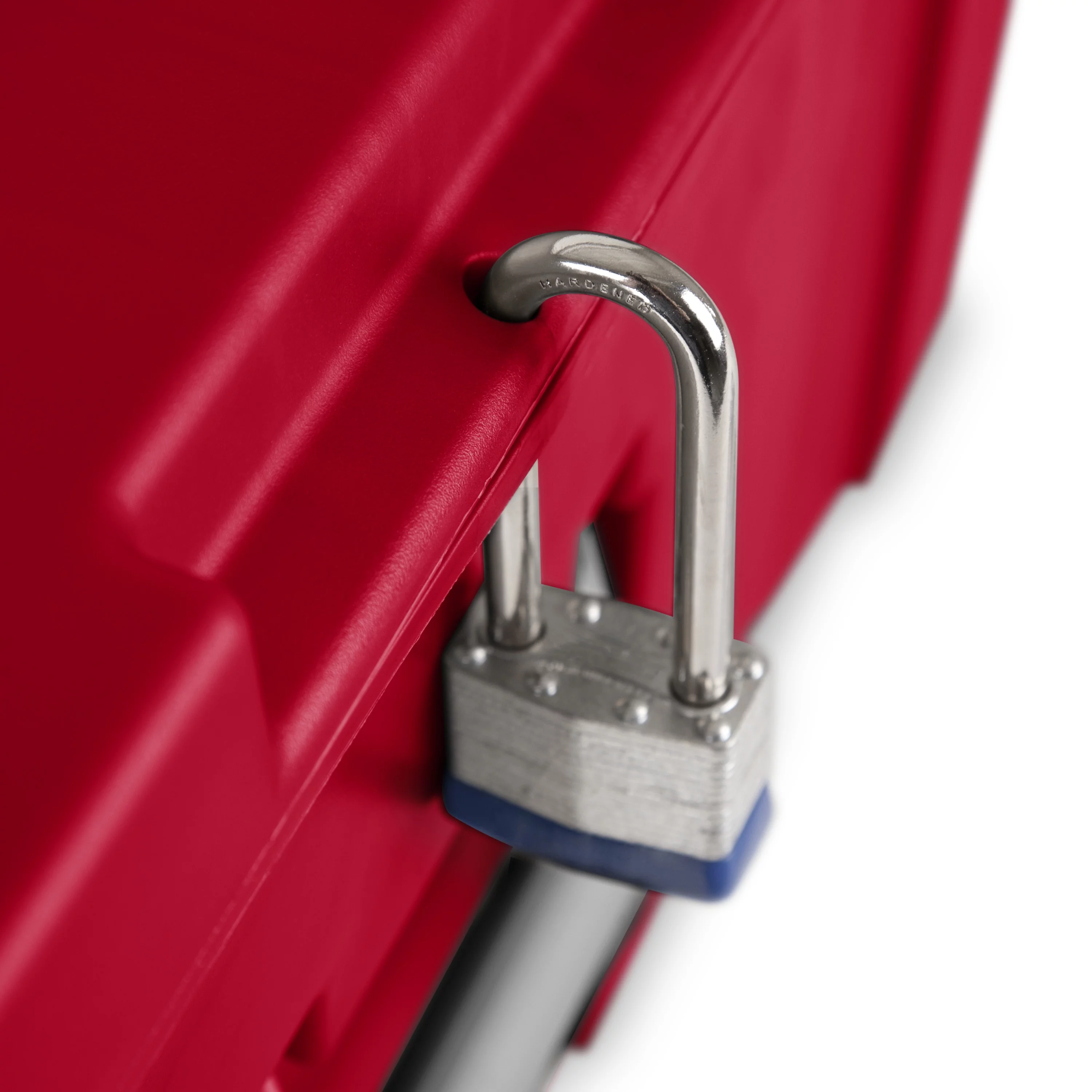 Sterilite Plastic Footlocker Infra Red Set of 2