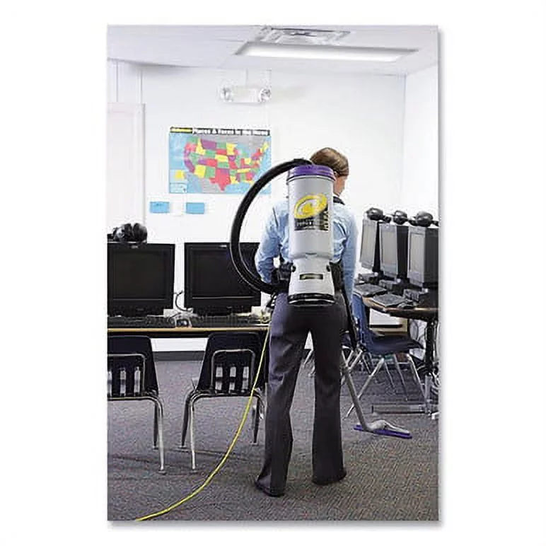 ProTeam 107119 CoachVac 10 Quart Backpack Vacuum with Telescope Wand Tool Kit