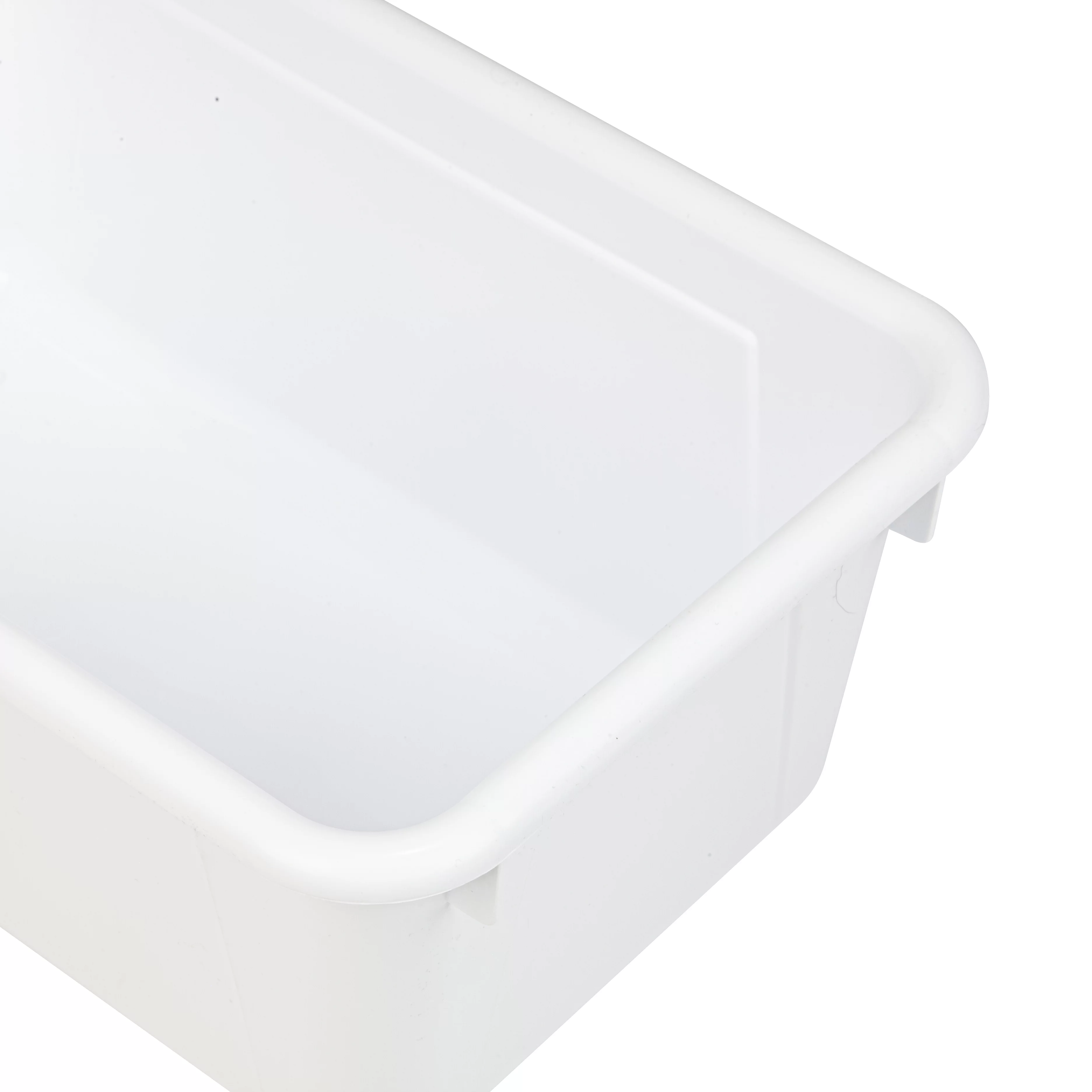 Pen+Gear Plastic Small Cubby Bin, Craft and Hobby Storage, Arctic White, 5-Pack