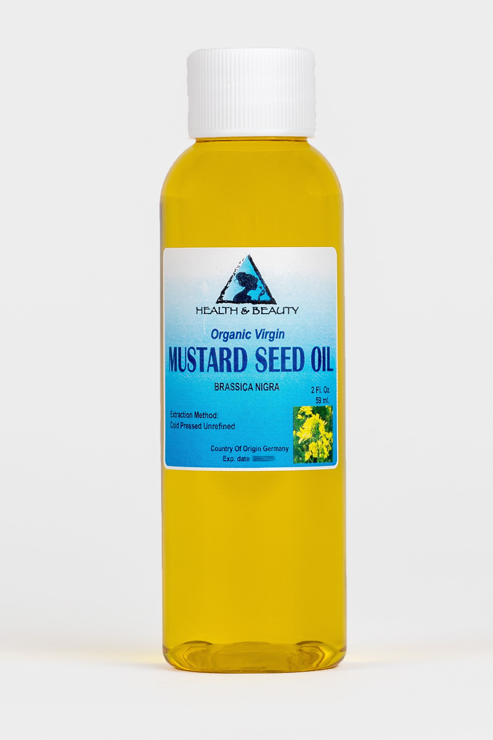 MUSTARD OIL ORGANIC UNREFINED VIRGIN COLD PRESSED RAW PREMIUM FRESH PURE 2 OZ