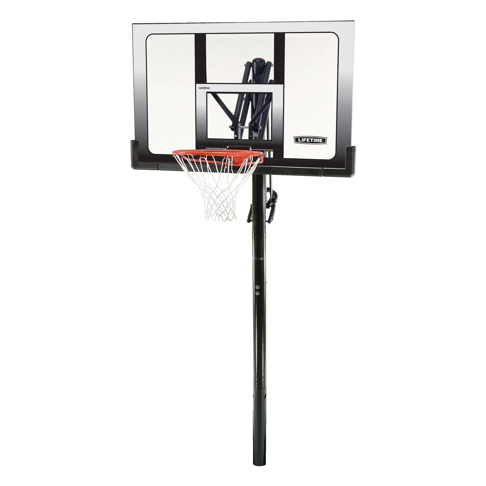 Lifetime Adjustable In-Ground Basketball Hoop 52-inch Polycarbonate - 71281