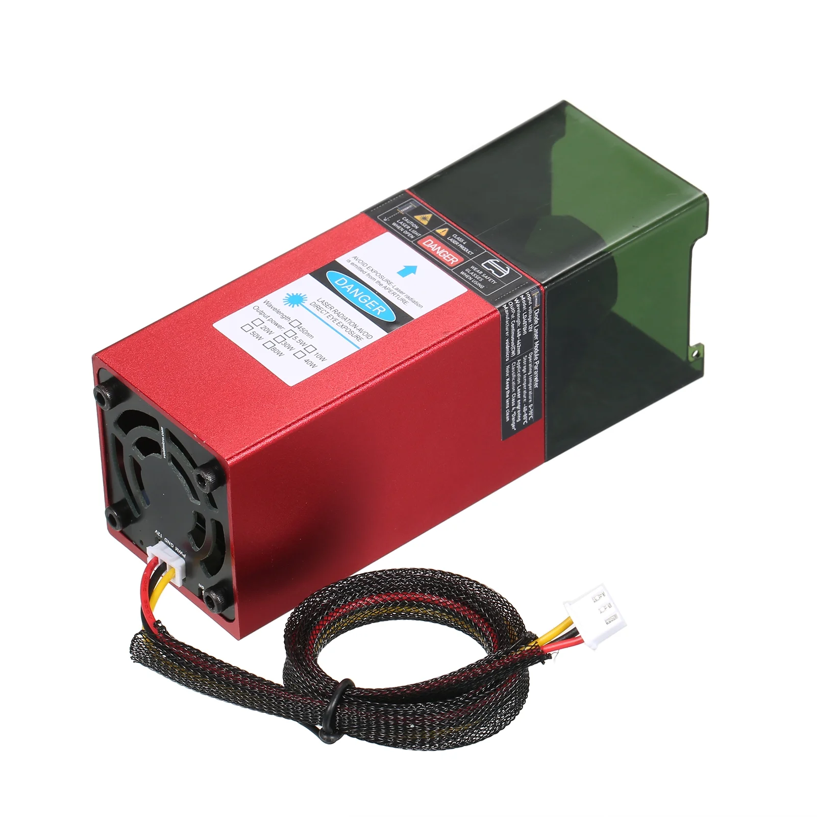 Nebublu Engraving Module,Speed Cutter 3d Diy Craft Wood Head Speed 450nm 80w Leather Fabric Paper Router Diy Craft Router Diy Wood Leather Fabric 3d Printer Printer Router En Aver 3d