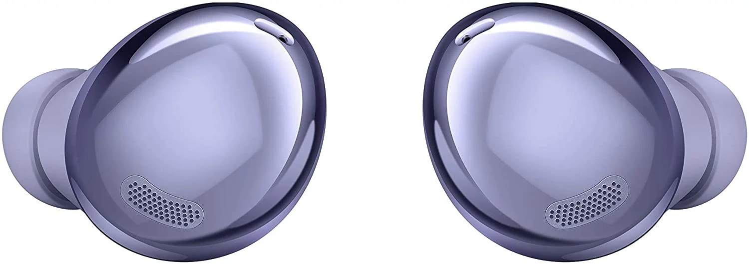 UrbanX Street Buds Pro Bluetooth Earbuds For ZTE Blade Z Max True Wireless, Noise Cancelling, Charging Case, Quality Sound, Sweat Resistant, Purple (US Version)