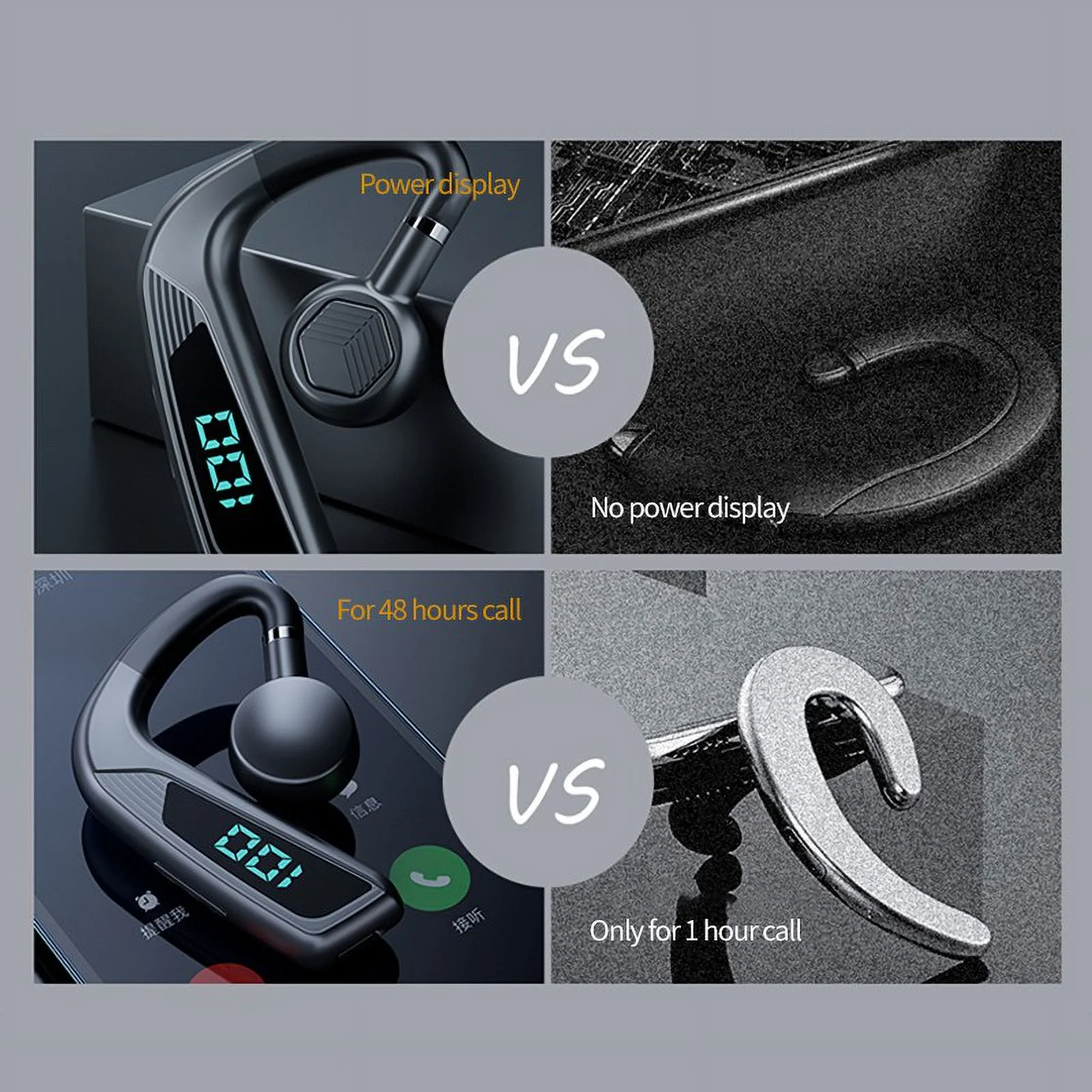 Real Bone Conduction Sports Running Fitness Cycling Bone Sensing Talking Waterproof On-Ear Not In-Ear Bone Conduction Monaural 5.2 Bluetooth Headset.