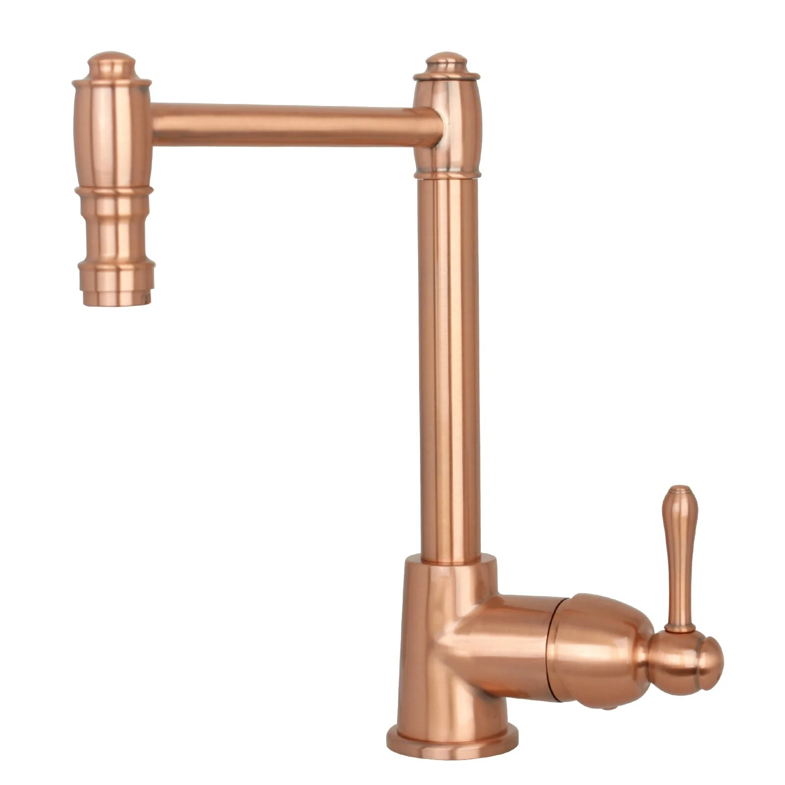 Akicon One-Handle Copper Widespread Kitchen Bar Faucet-5 Years Warranty Copper Copper Finish