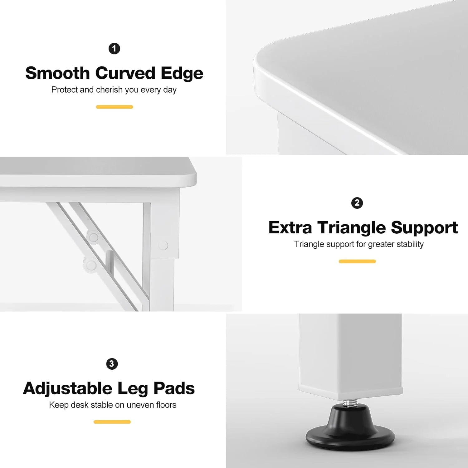 YiSHOP Foldable Manicure Table Nail Desk, Foldable Rolling Nail Table Station with Built-in Dust Collector, Adjustable Length, Wrist Pad & Lockable Rolling Wheels, Storage Desk for Nail Tech(Black)