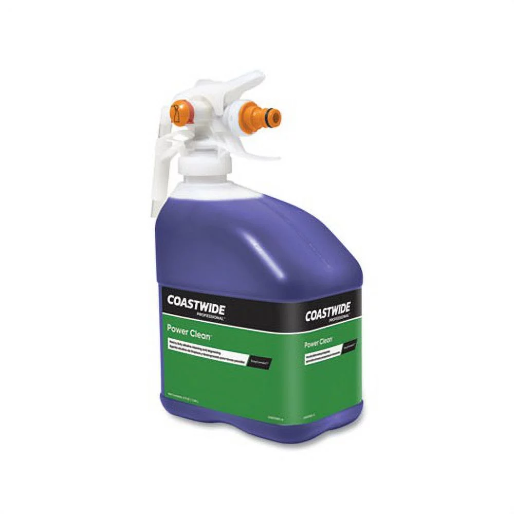 Power Clean Heavy-Duty Cleaner-Degreaser Concentrate for EasyConnect Systems Grape Scent, 101 oz Bottle, 2/Carton