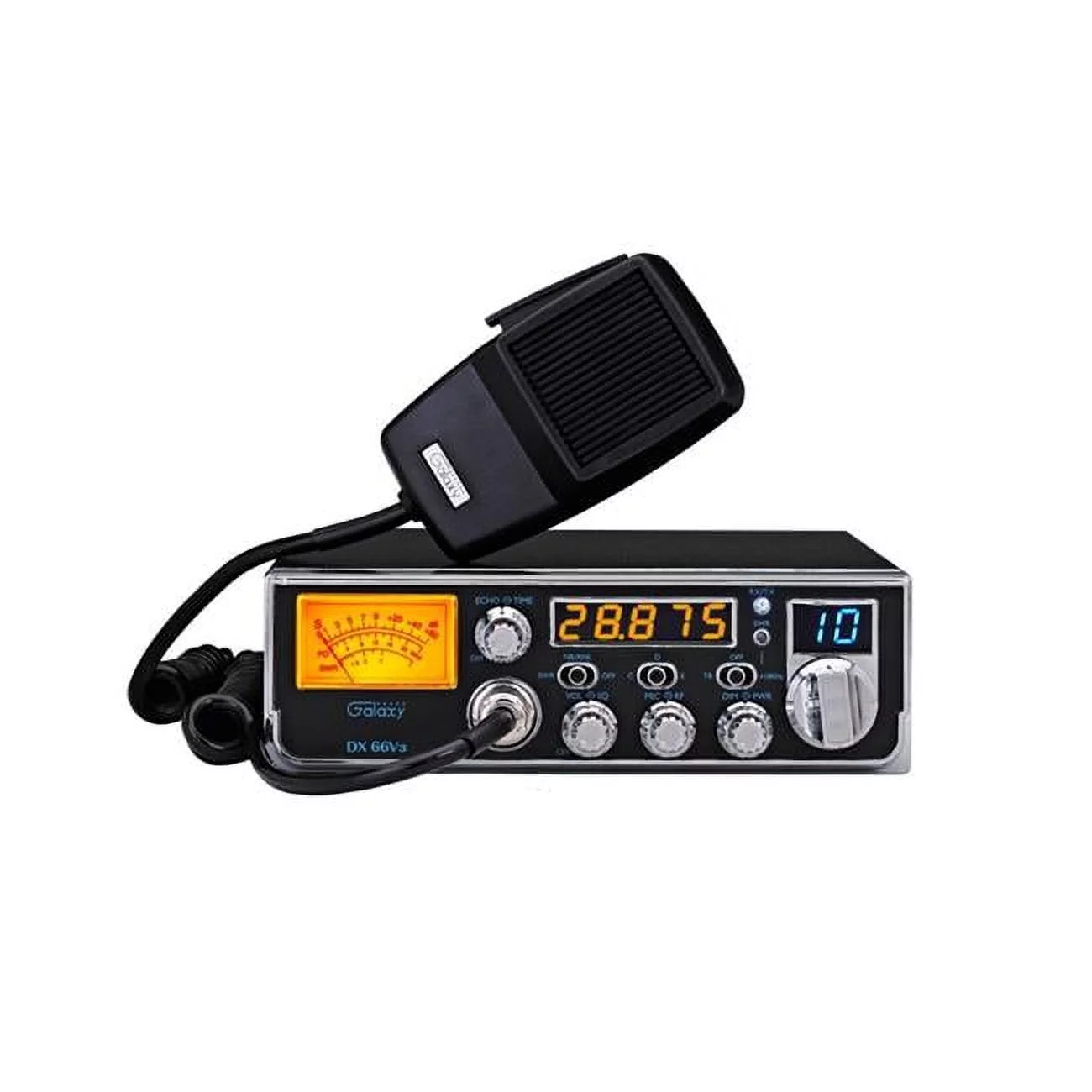 Galaxy DX66V3 10 m Compact Radio with 5 Digit Frequency Counter & LED Factory Repair Kit, Orange