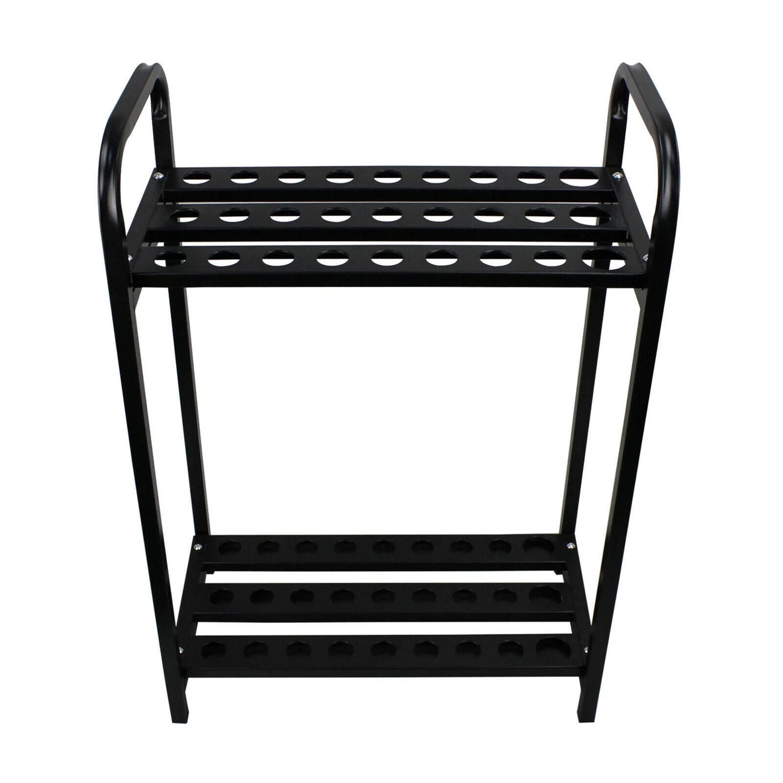 SHZICMY 27 Holes Steel Golf Club Holder Display Stand Organizer Golf Club Storage Rack