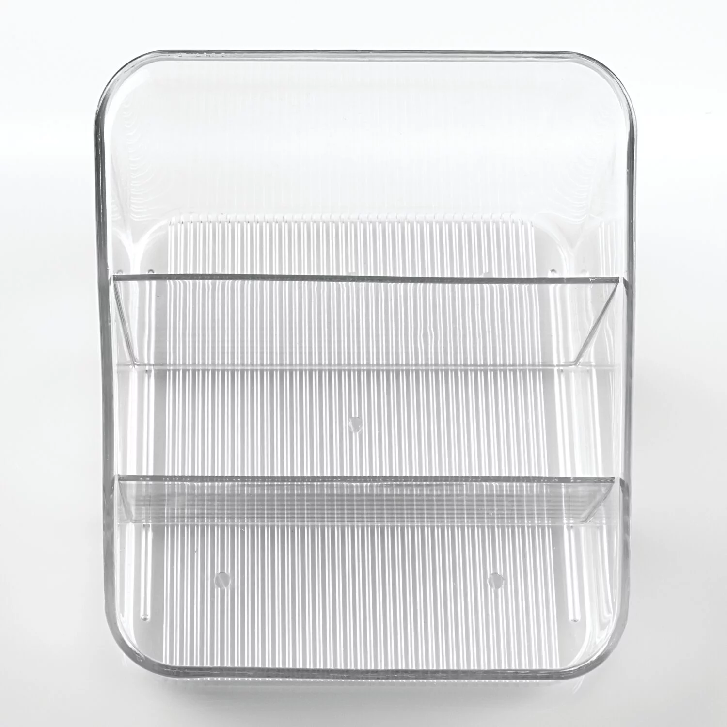 iDesign Clear 3-Tier Linus Packet Organizer Bin