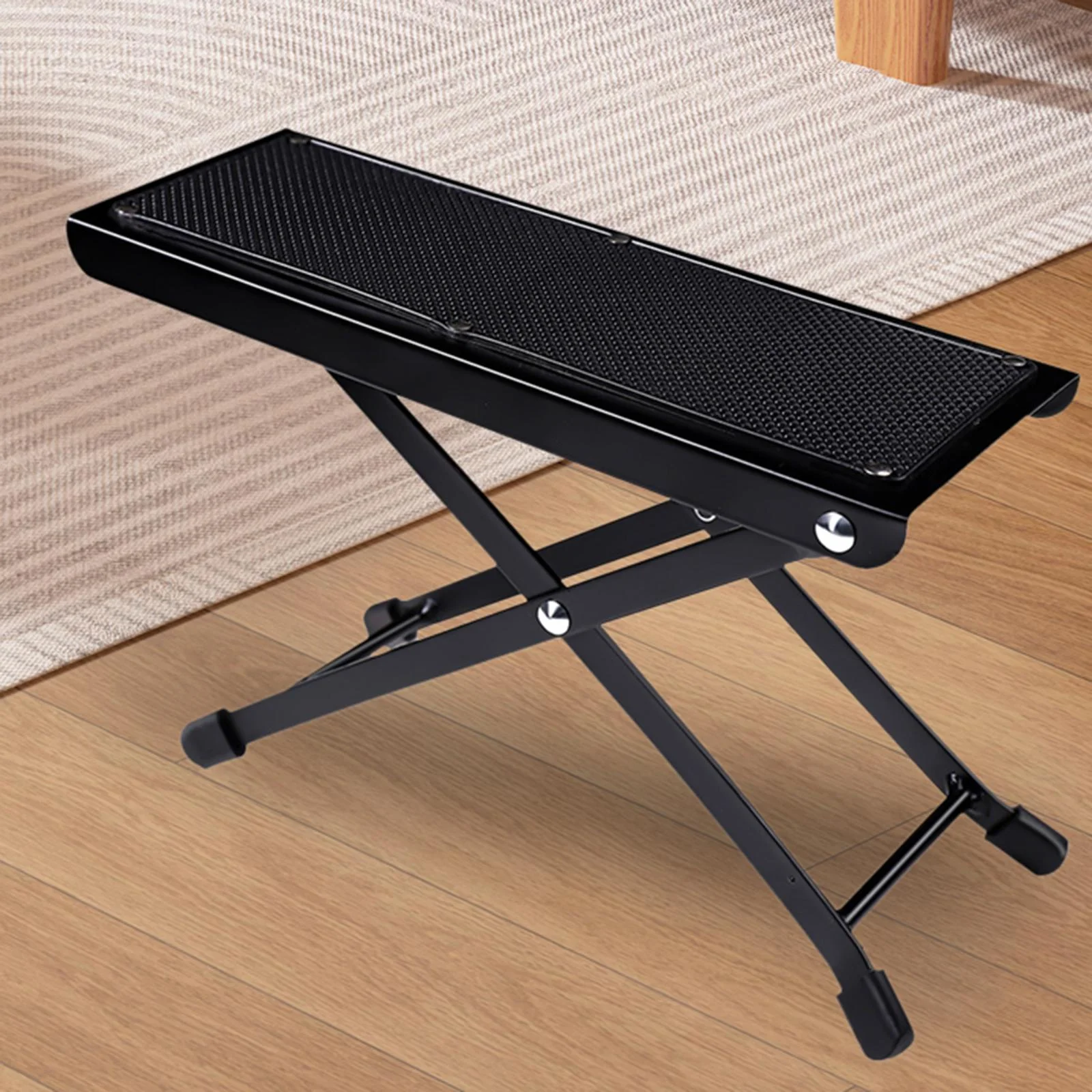 Pedicure Desk Footrest Ergonomic Footrest Foot Stool Non Slip Pad Beauty Pedicure Guitar Foot Stool for Home Manicure Table