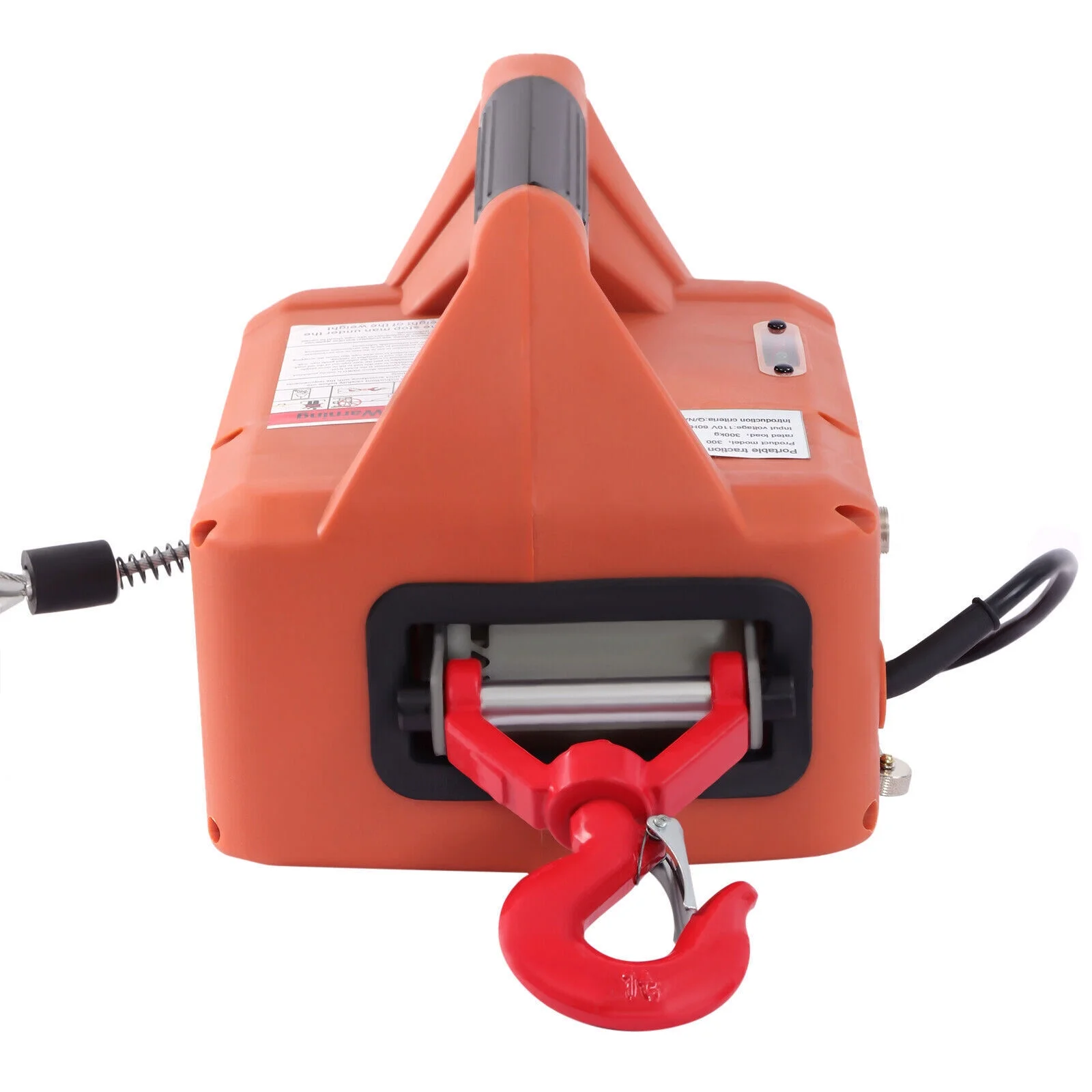 440lbs/1100lbs Electric Hoist Winch Portable Crane with Wireless Remote 110V New