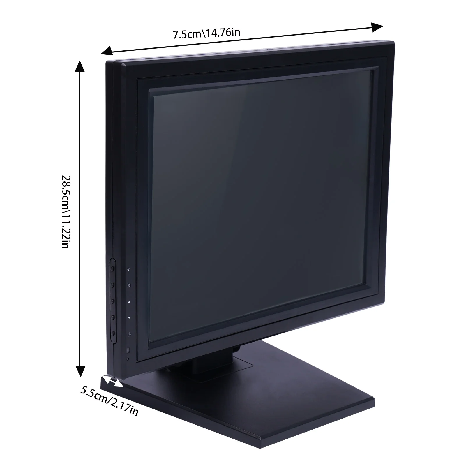 15 in Touch Screen Monitor LCD VGA POS USB Port Restaurant Bar Retail Max 30W