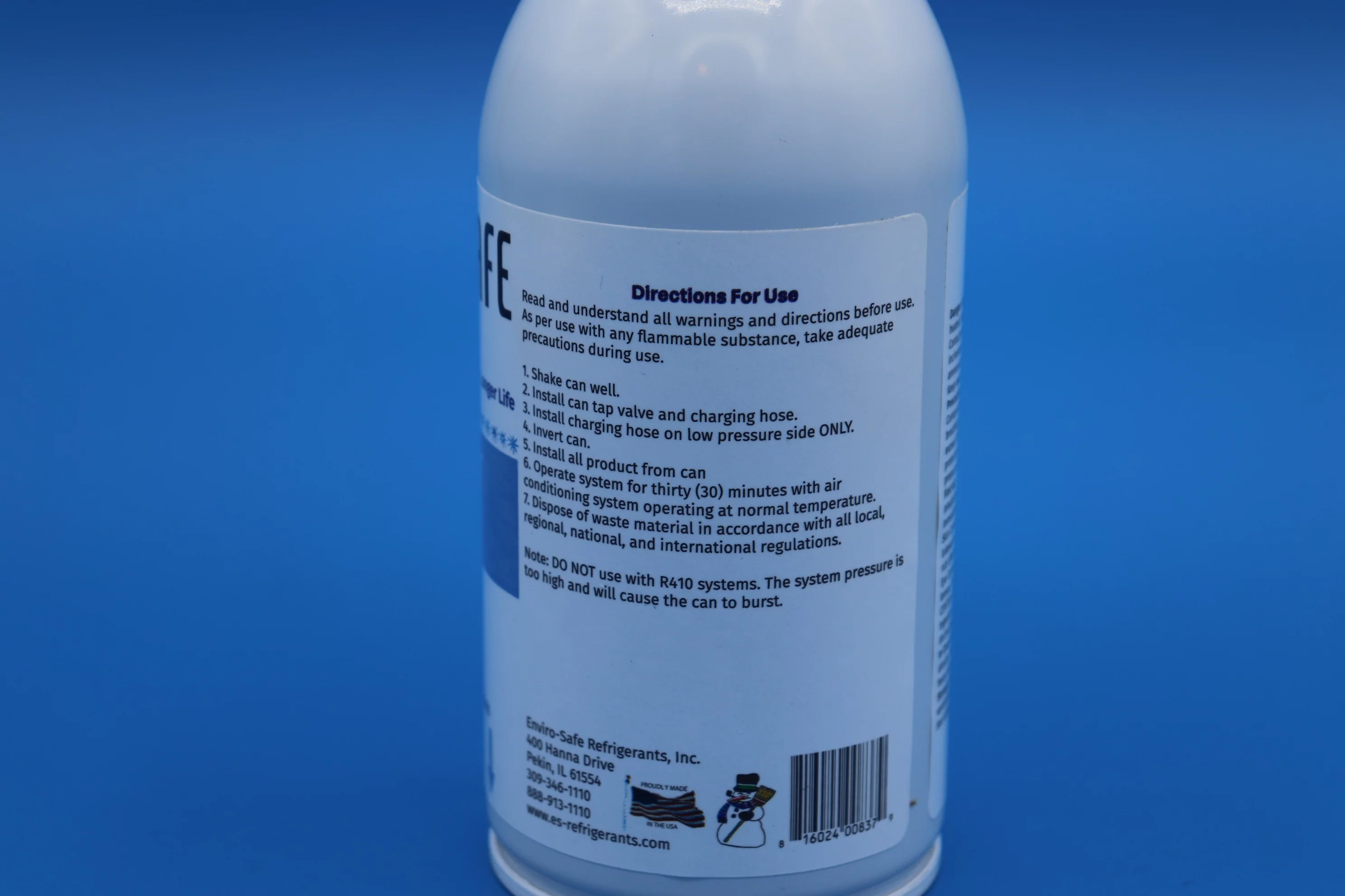 Arctic Air for R1234yf for Automotive Air Conditioning Systems, 6 Cans and Brass Hose, R-1234yf, R1234